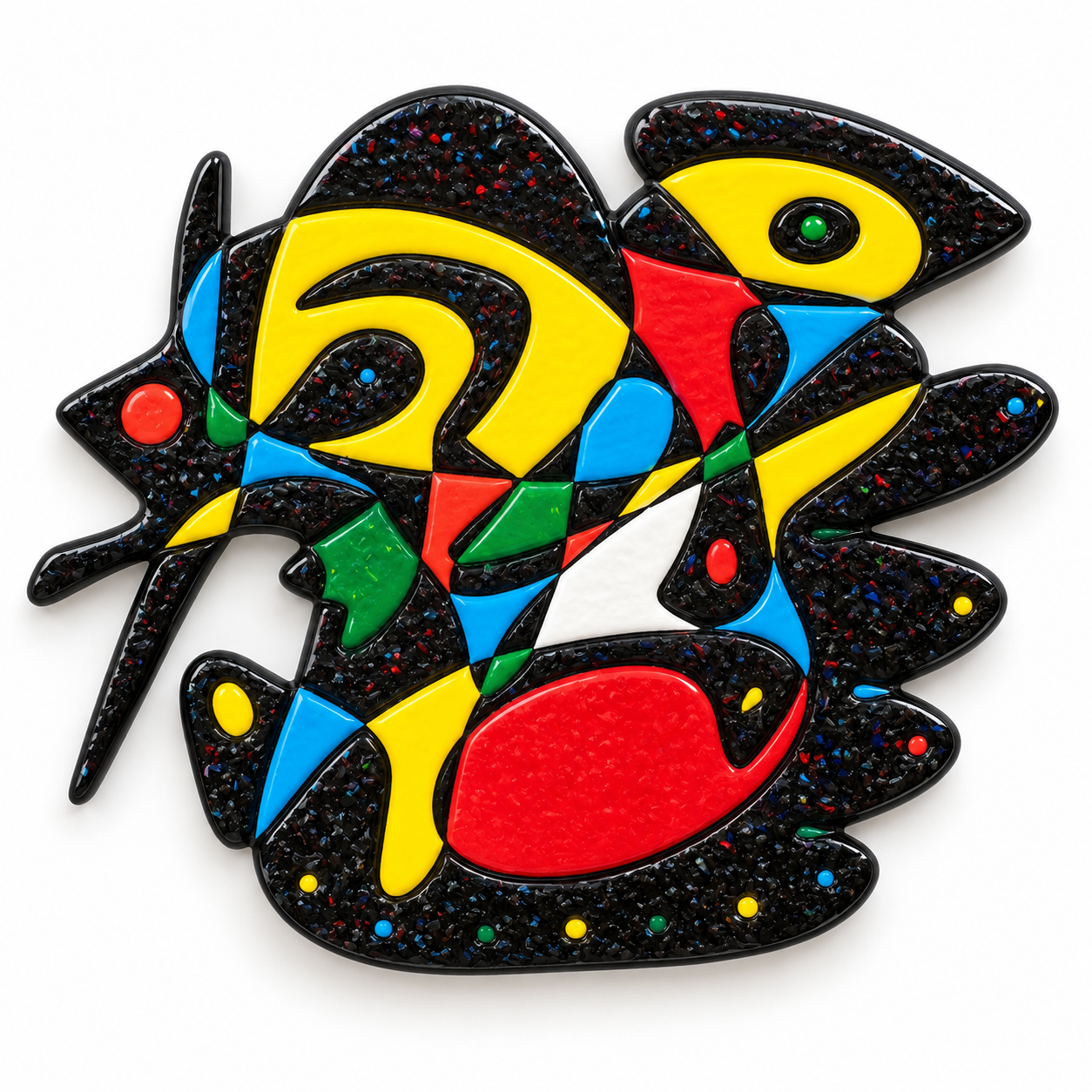 South Africa artwork by Gheorghe Virtosu on a cultural magnet