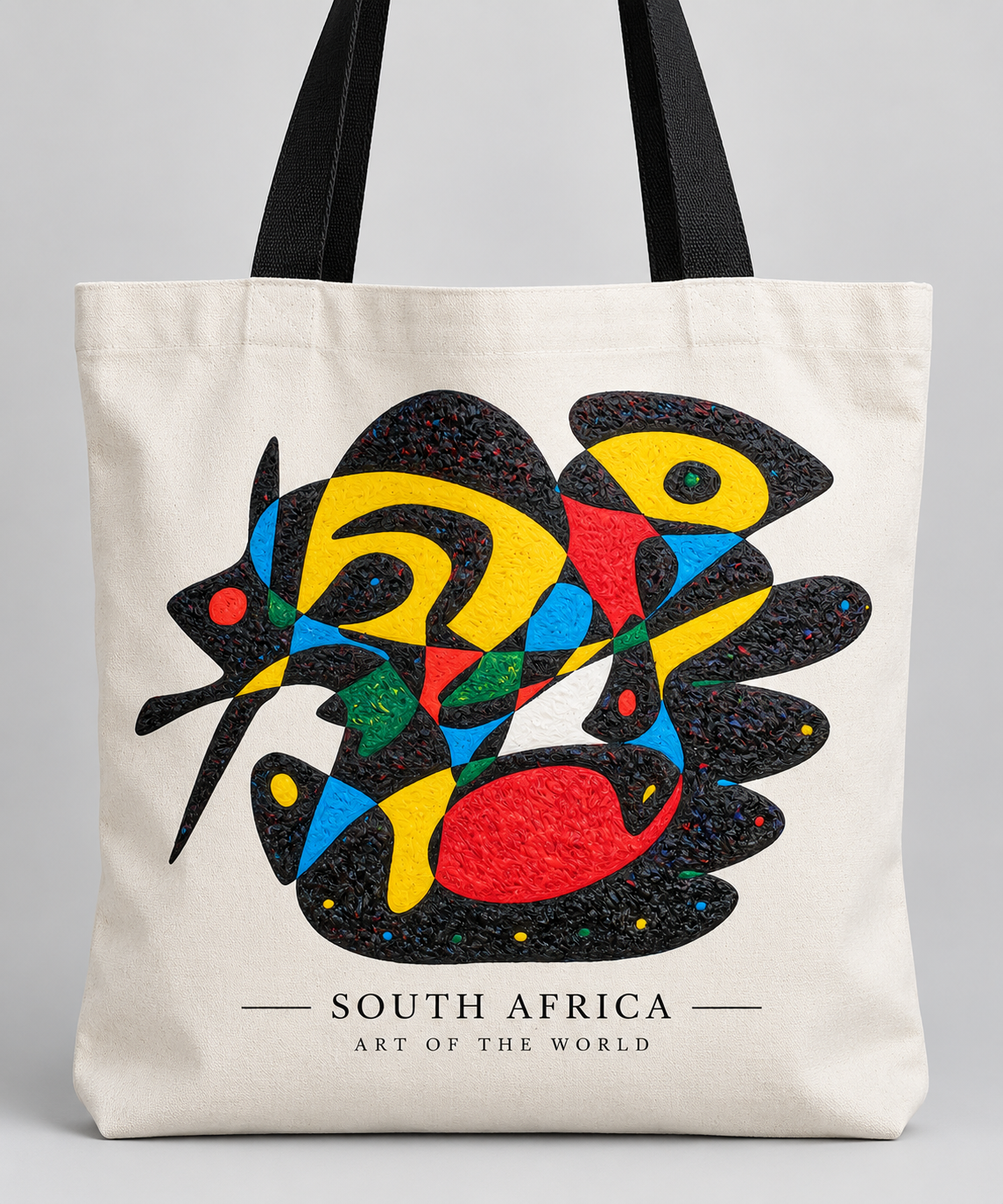 South Africa artwork by Gheorghe Virtosu on a tote bag