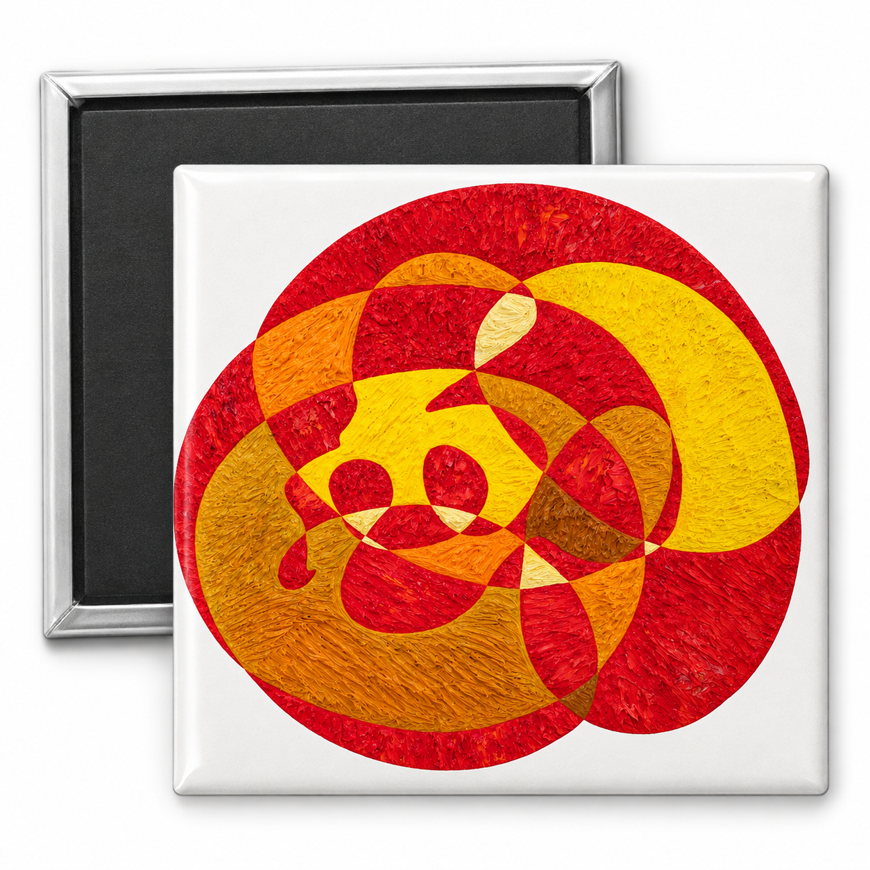 China artwork by Gheorghe Virtosu applied to a magnet