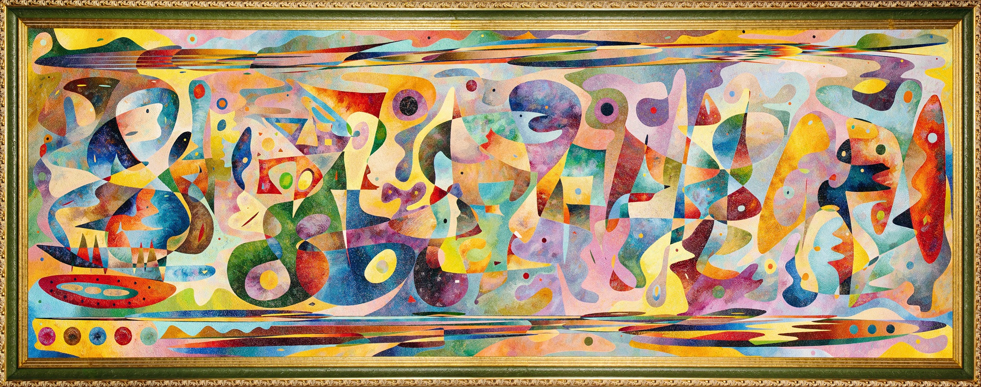 Hinduism – monumental oil painting by Gheorghe Virtosu