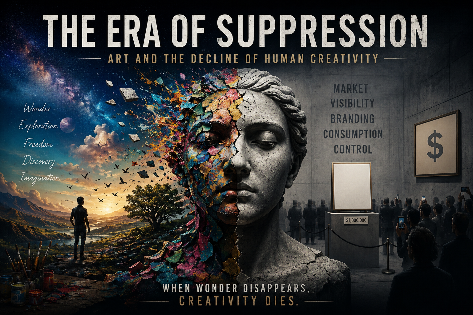 The Era of Suppression: Art and the Decline of Human Creativity