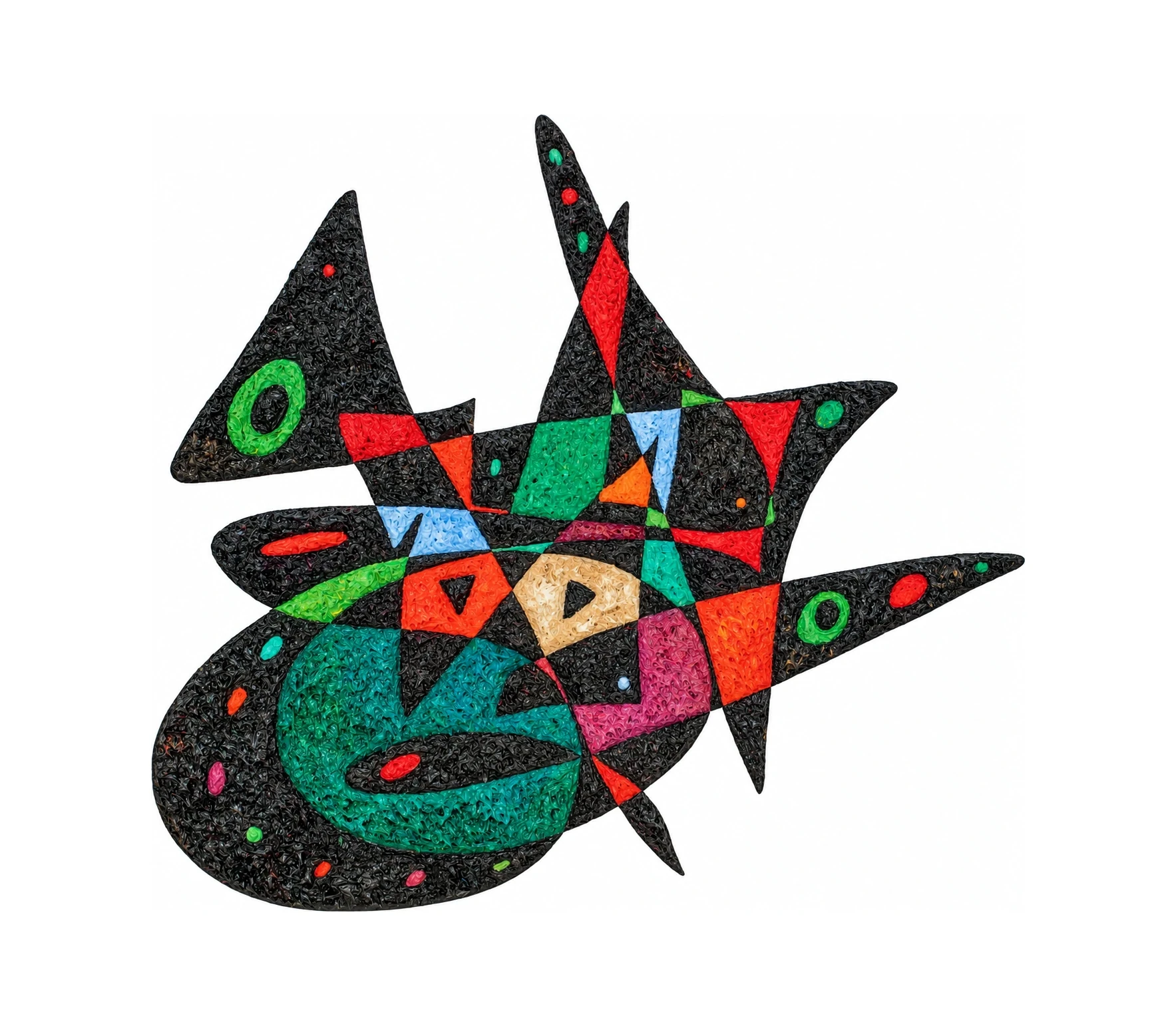 Kenya artwork by Gheorghe Virtosu from the Art of the World series
