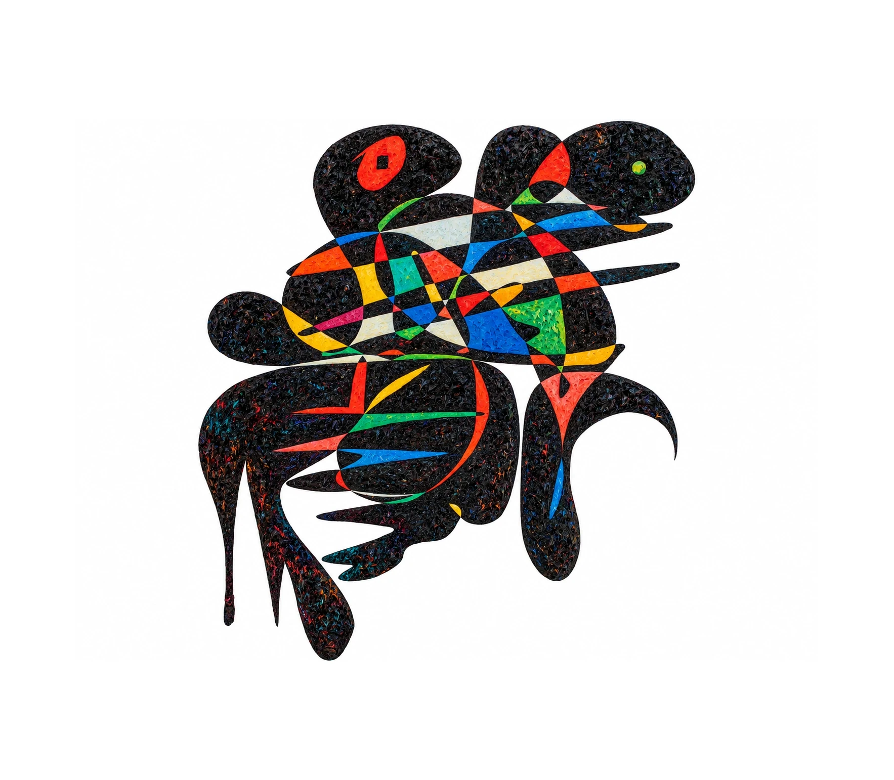 South Sudan artwork by Gheorghe Virtosu from the Art of the World series
