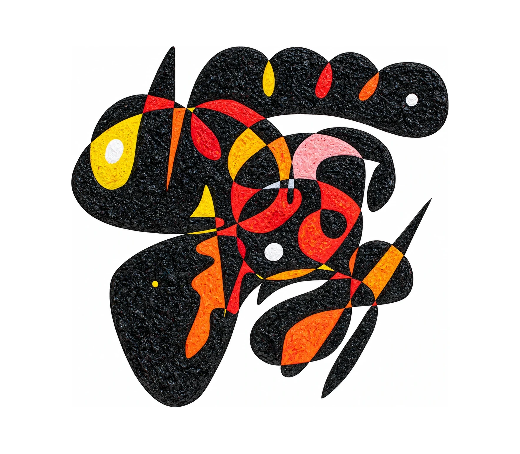 Uganda artwork by Gheorghe Virtosu from the Art of the World series
