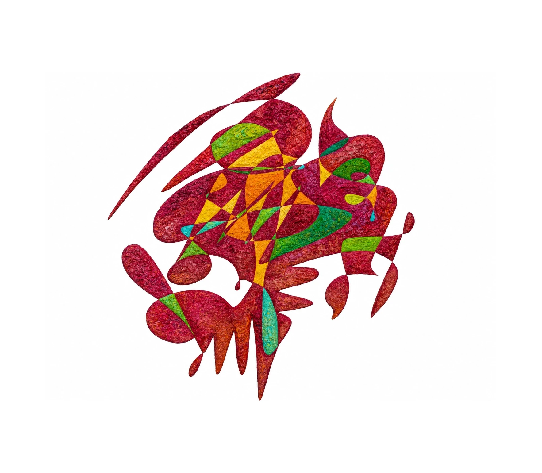 São Tomé and Príncipe artwork by Gheorghe Virtosu from the Art of the World series