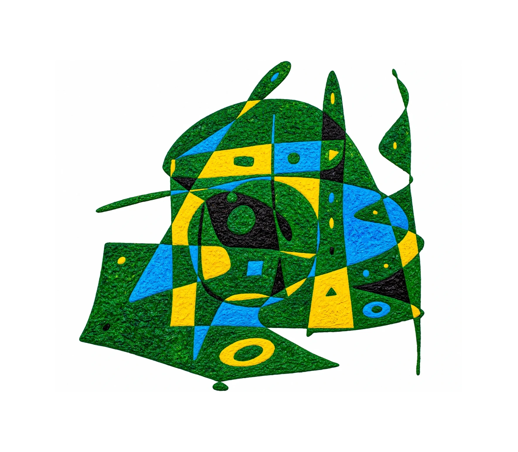 Tanzania artwork by Gheorghe Virtosu from the Art of the World series