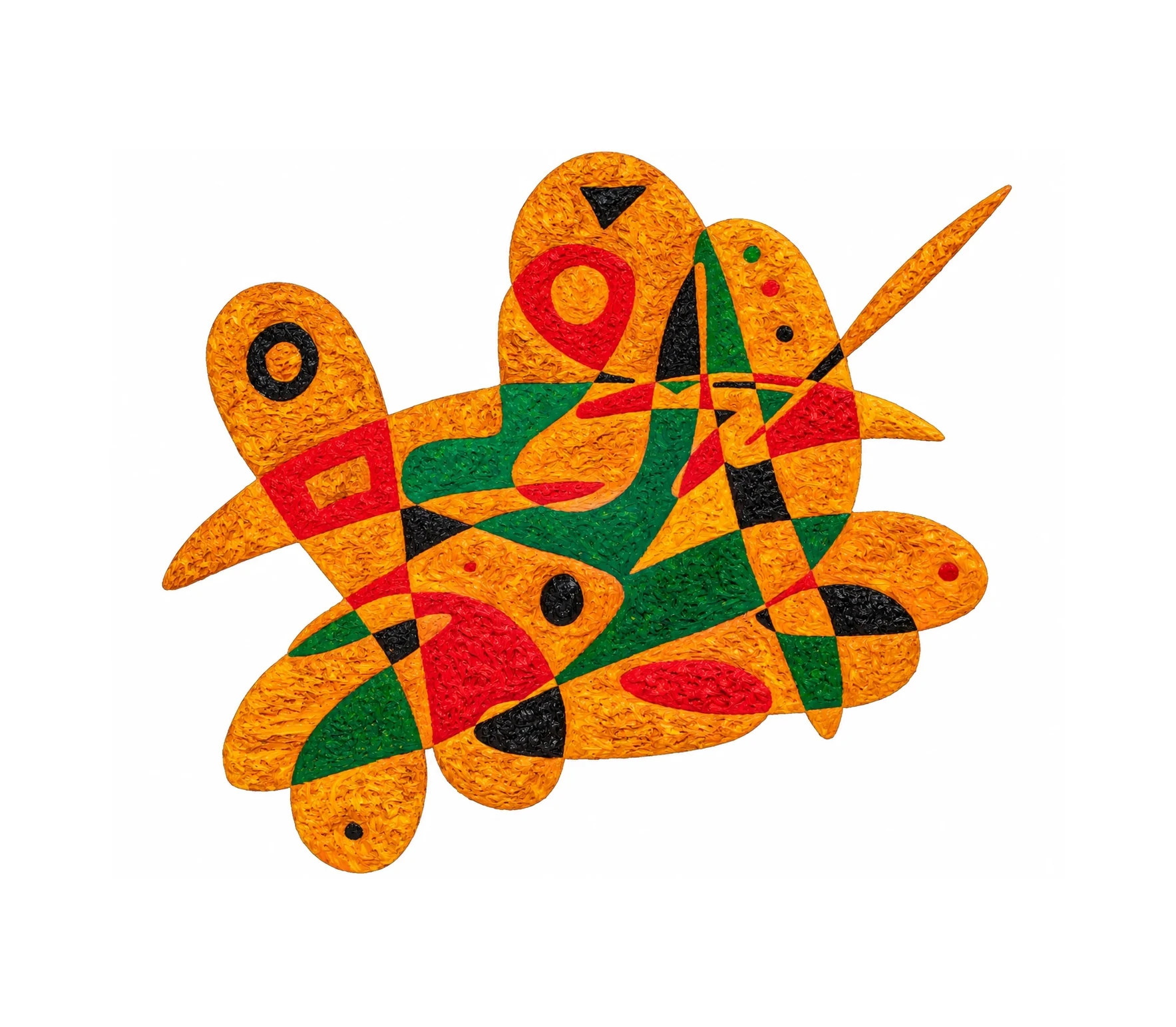 Zambia artwork by Gheorghe Virtosu from the Art of the World series