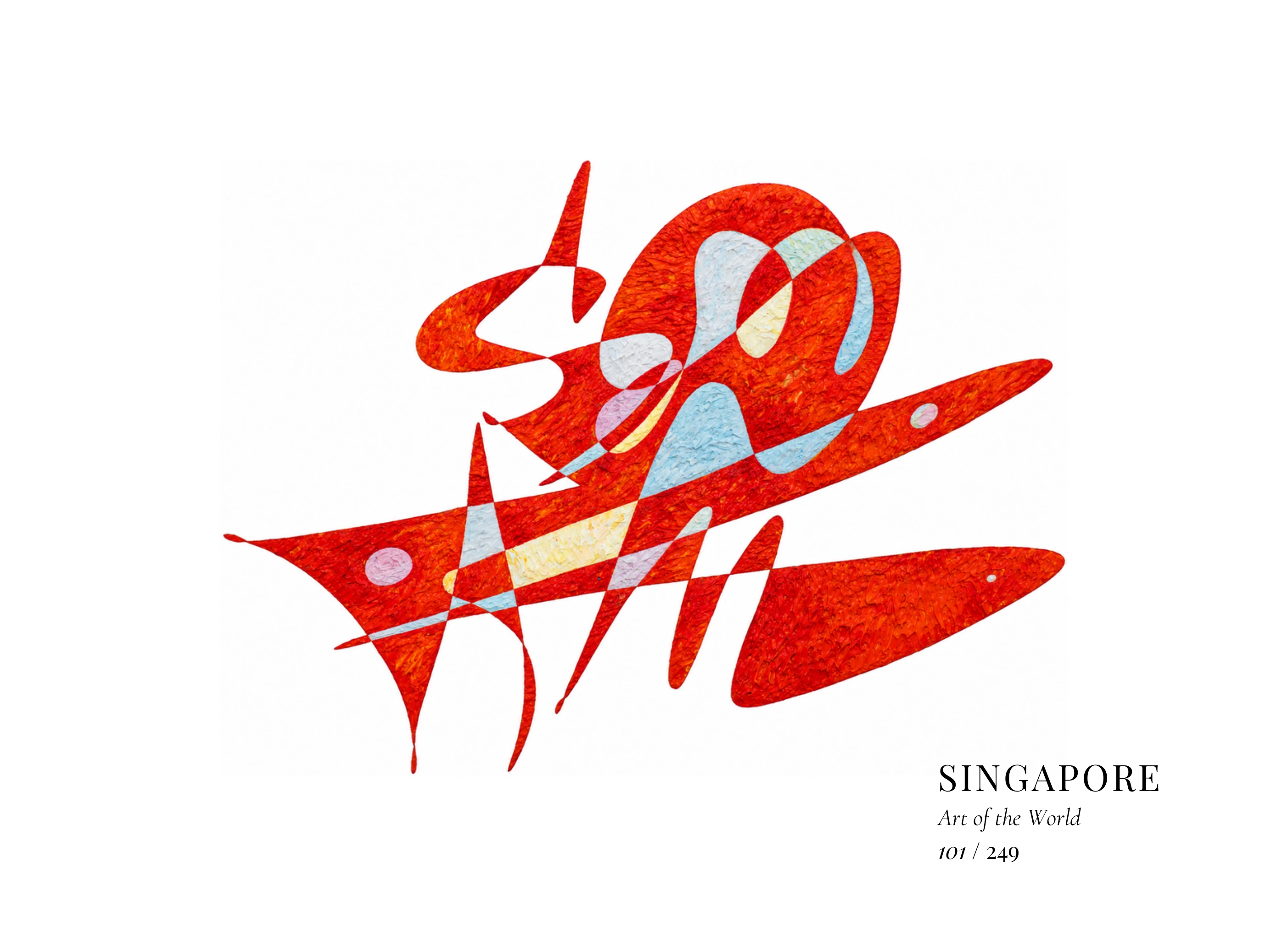 Singapore artwork by Gheorghe Virtosu from the Art of the World series
