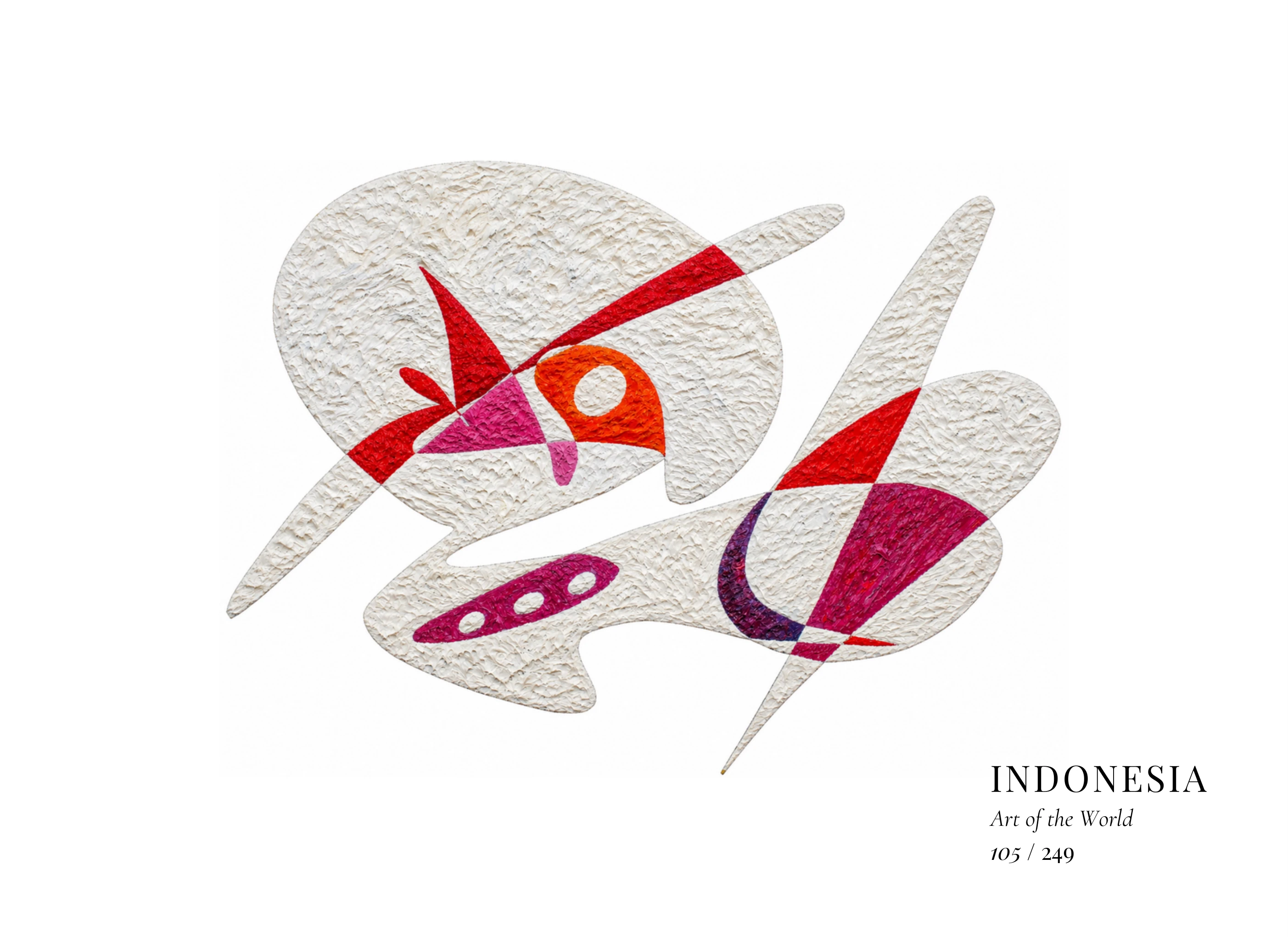 Indonesia artwork by Gheorghe Virtosu from the Art of the World series