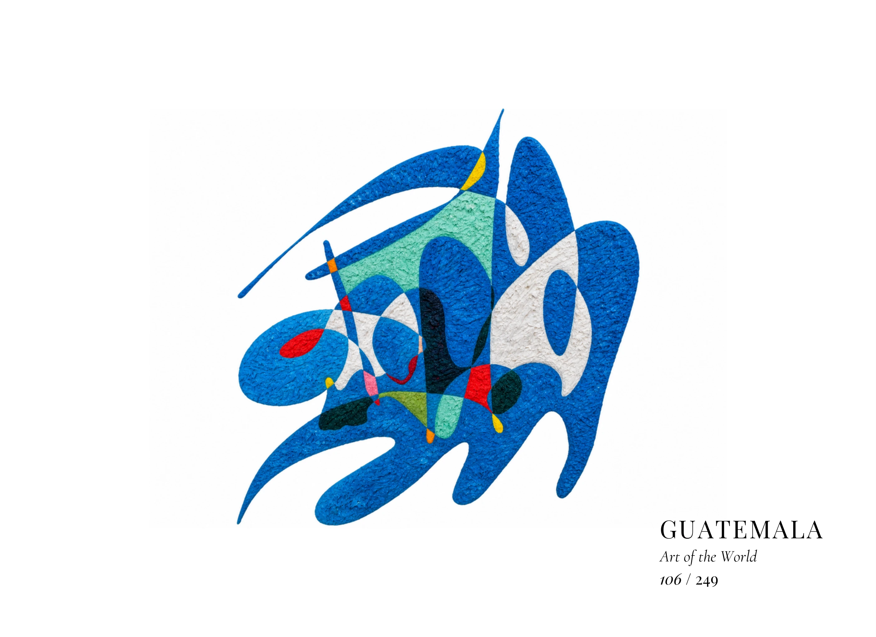 Guatemala artwork by Gheorghe Virtosu from the Art of the World series