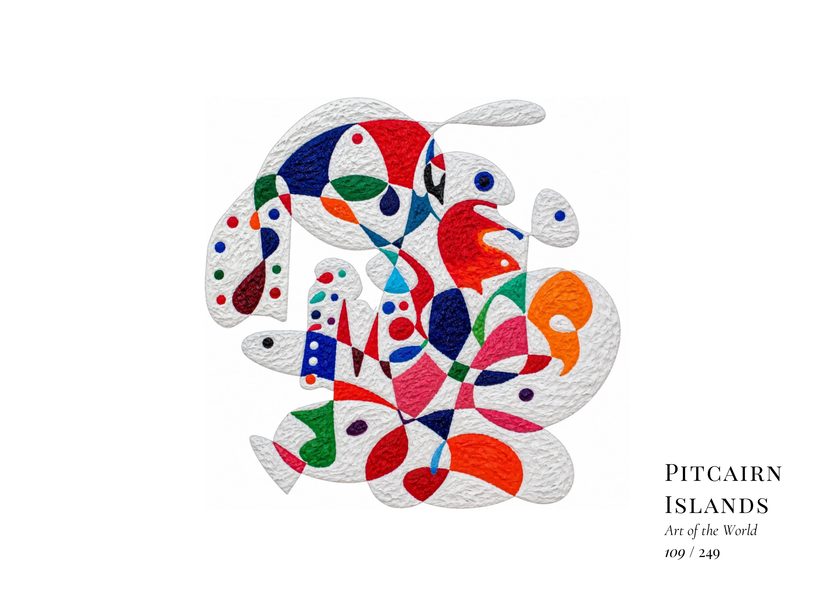 Pitcairn Islands artwork by Gheorghe Virtosu from the Art of the World series