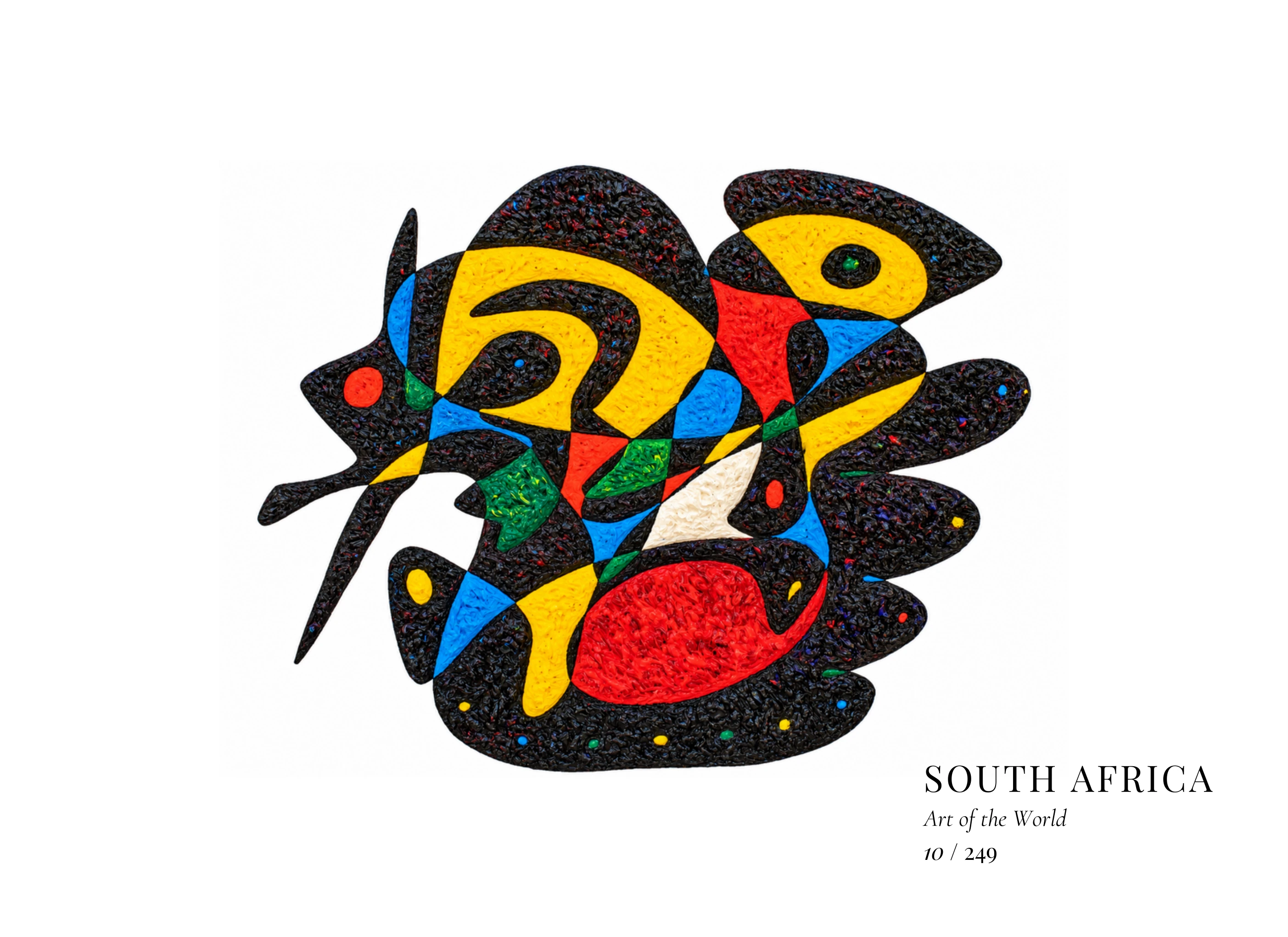 South Africa artwork by Gheorghe Virtosu from the Art of the World series