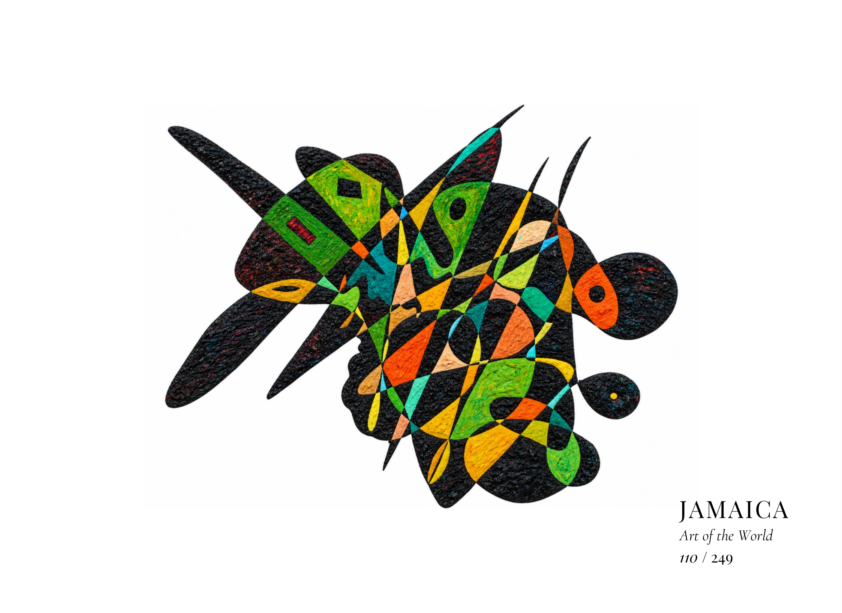 Jamaica artwork by Gheorghe Virtosu from the Art of the World series