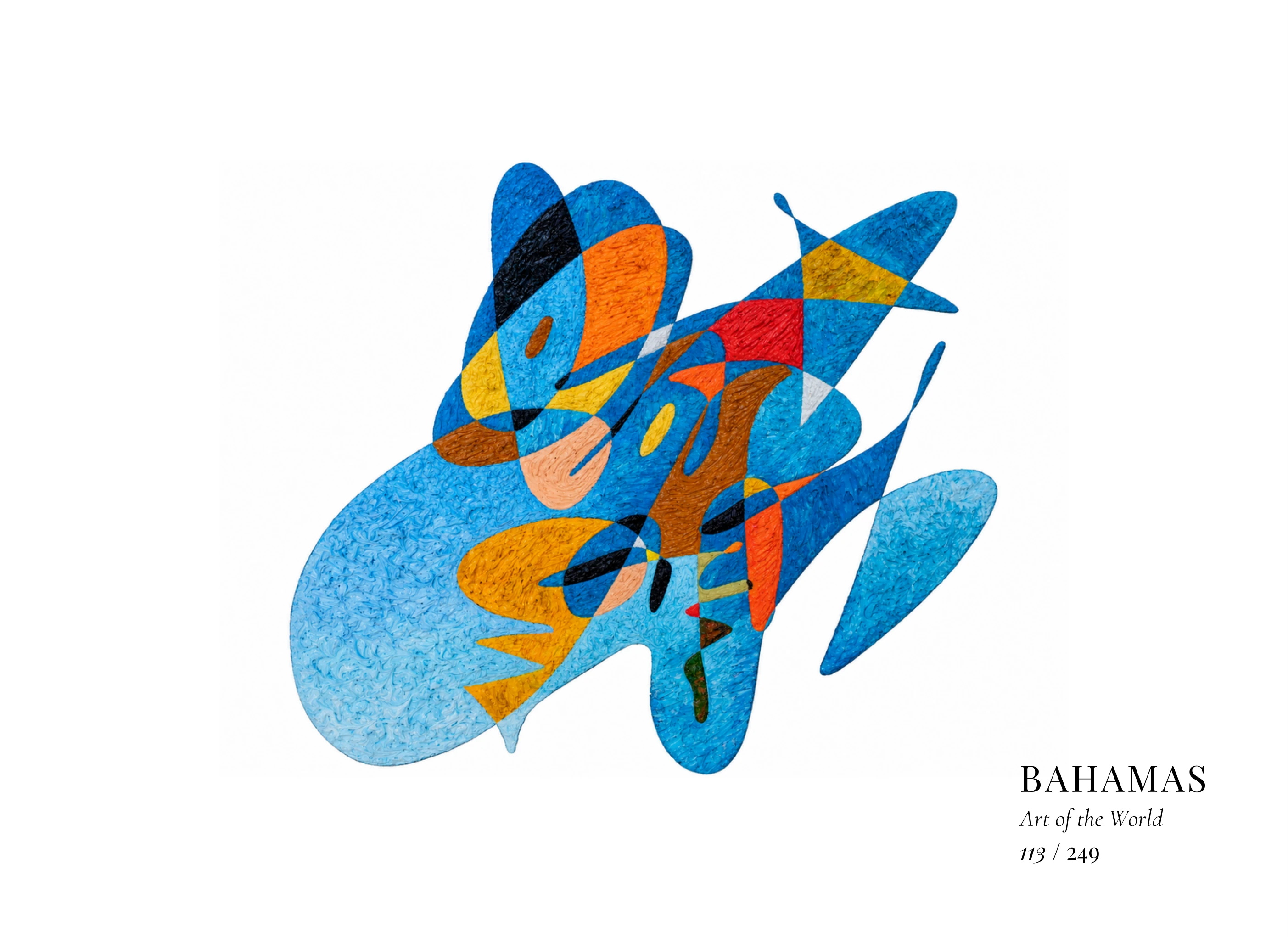 Bahamas artwork by Gheorghe Virtosu from the Art of the World series
