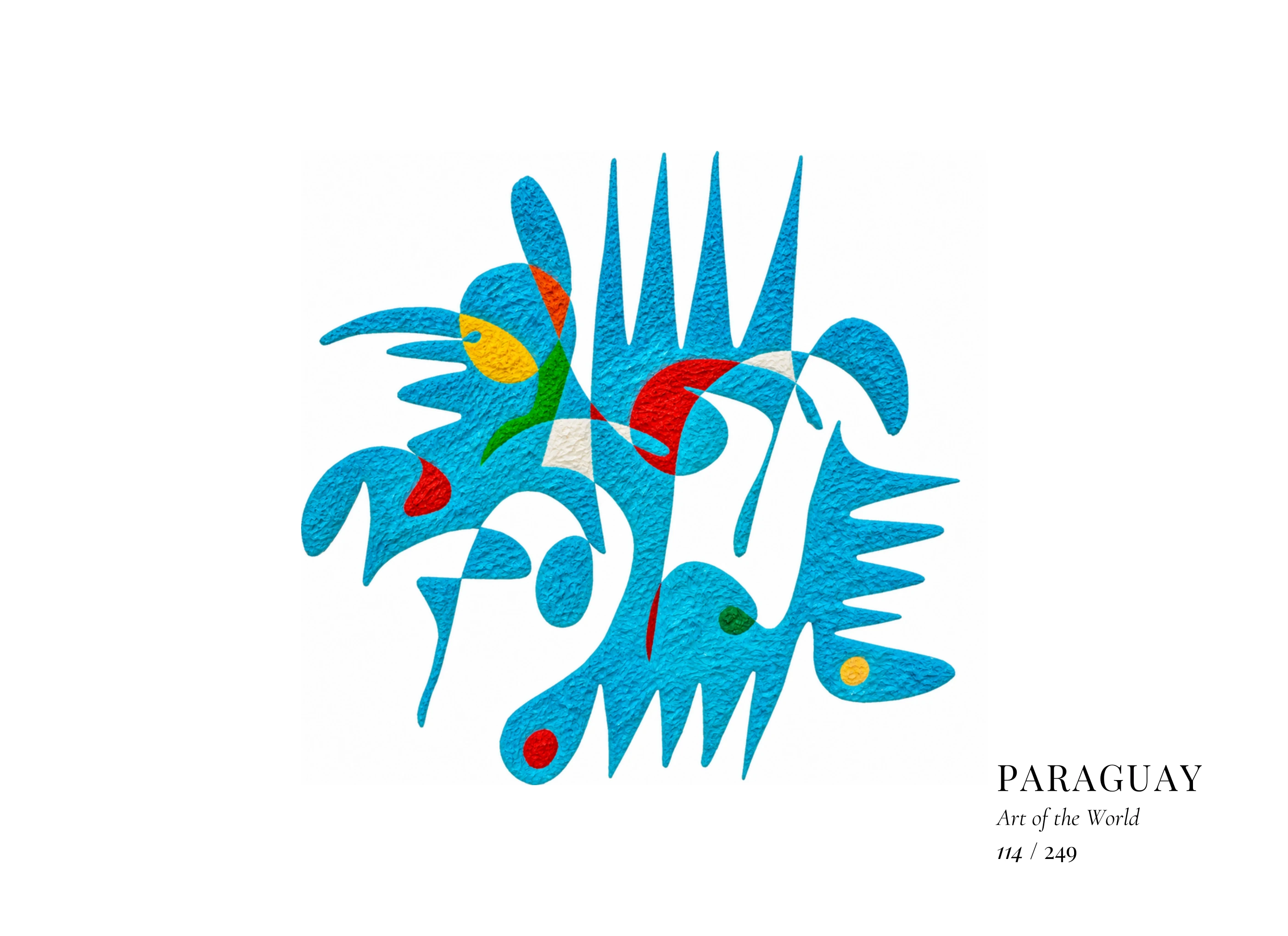 Paraguay artwork by Gheorghe Virtosu from the Art of the World series