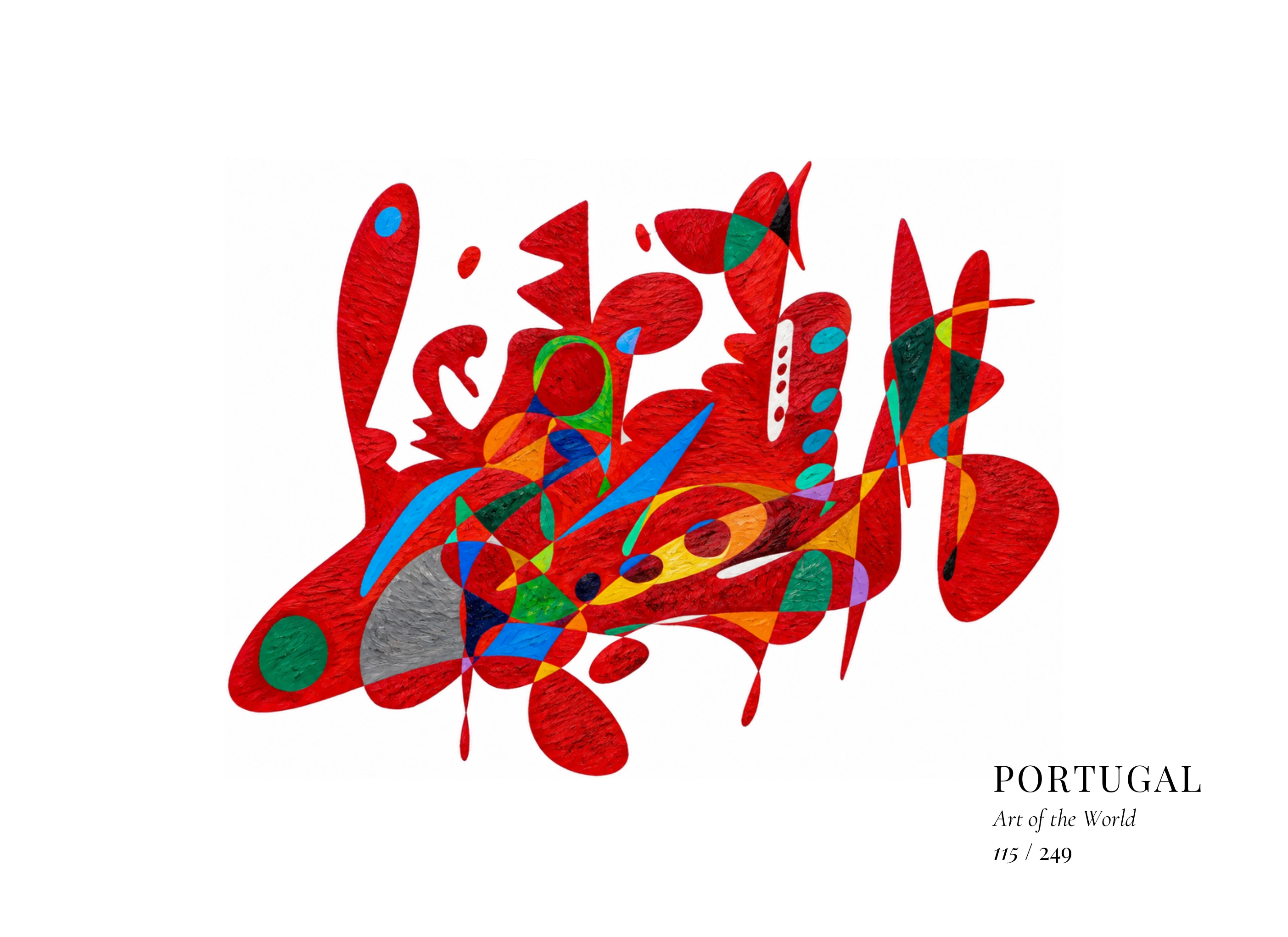 Portugal artwork by Gheorghe Virtosu from the Art of the World series