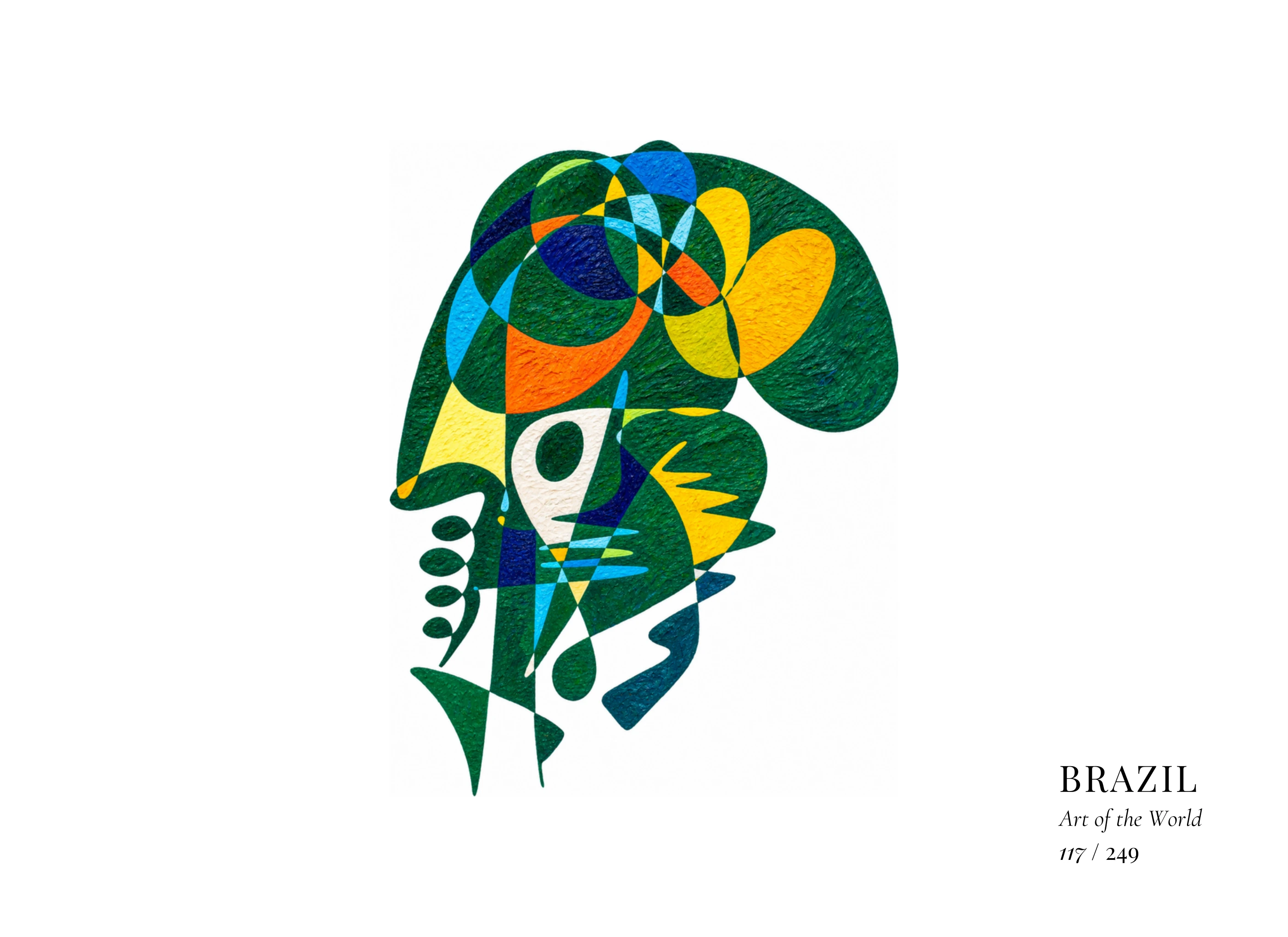 Brazil artwork by Gheorghe Virtosu from the Art of the World series