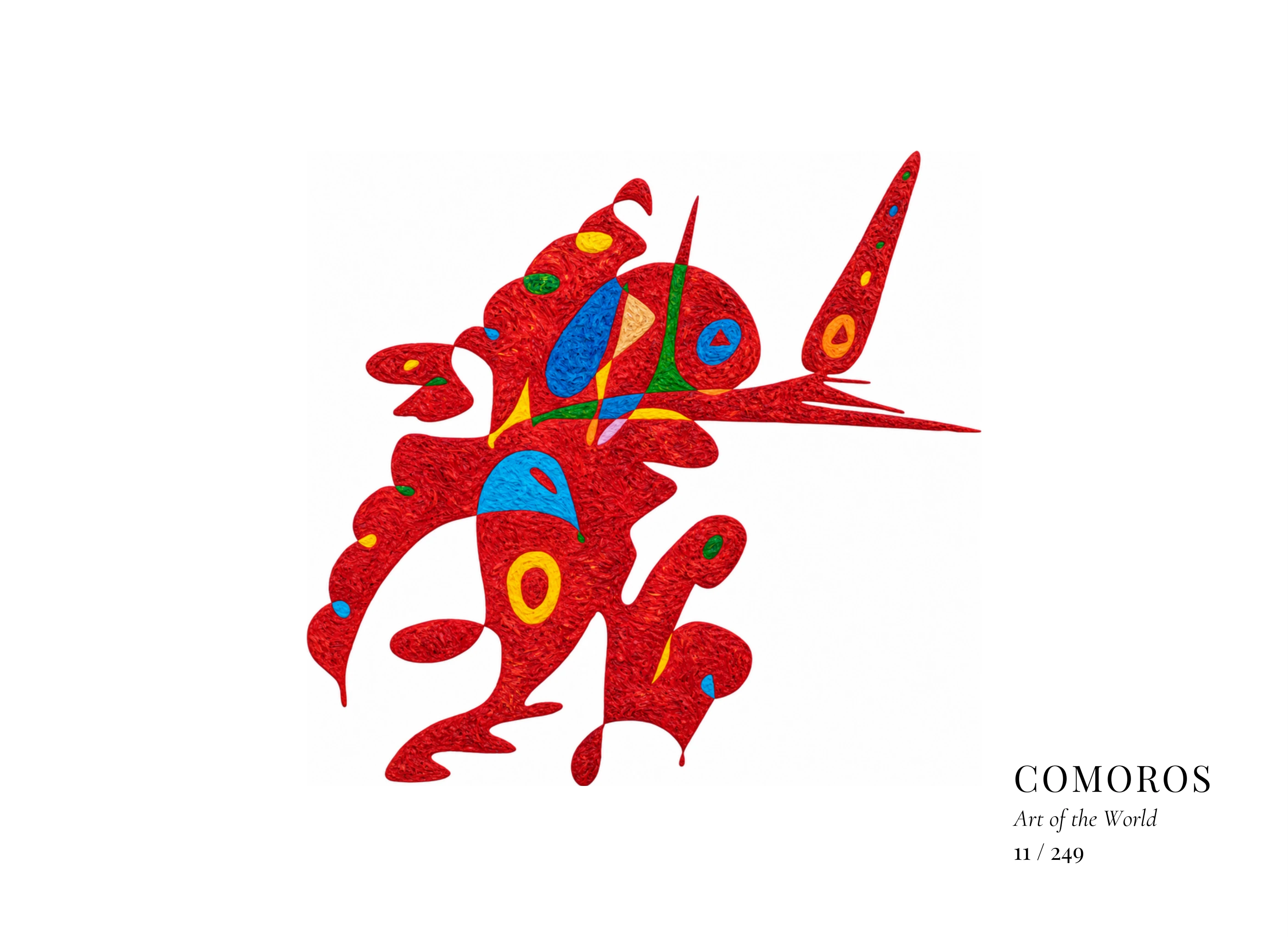 Comoros artwork by Gheorghe Virtosu from the Art of the World series