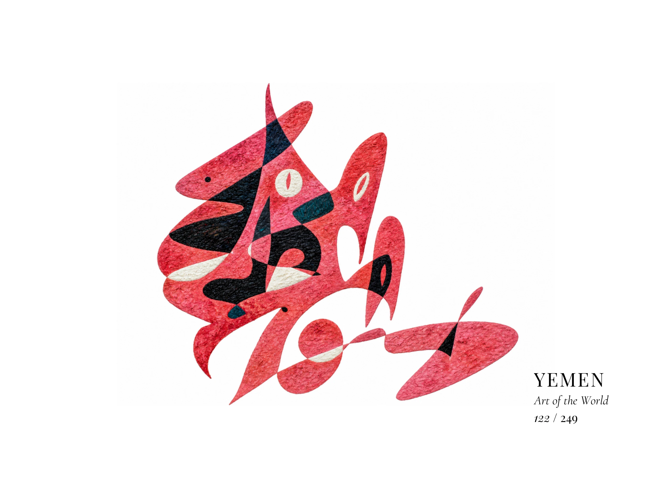 Yemen artwork by Gheorghe Virtosu from the Art of the World series