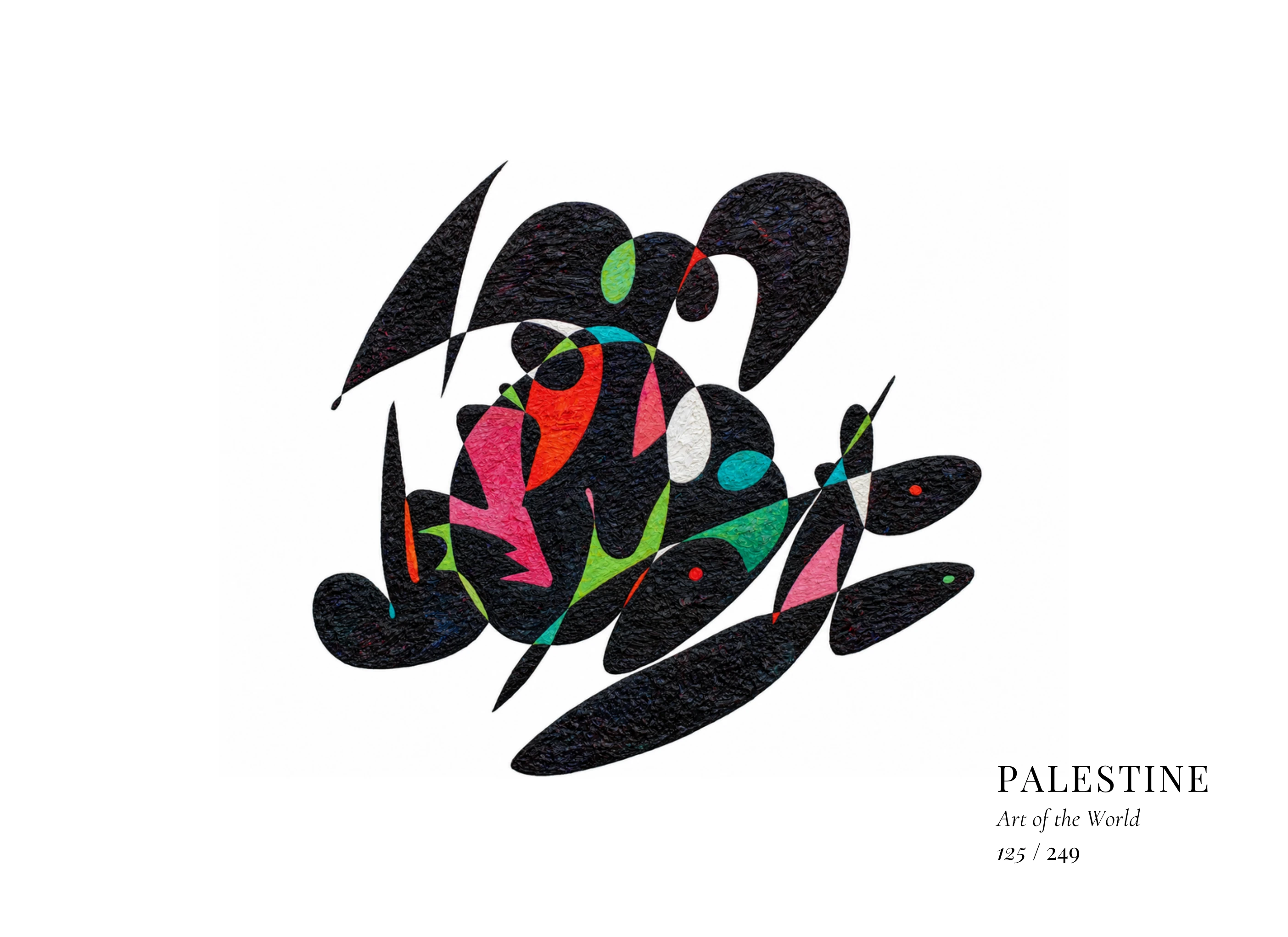 Palestine artwork by Gheorghe Virtosu from the Art of the World series