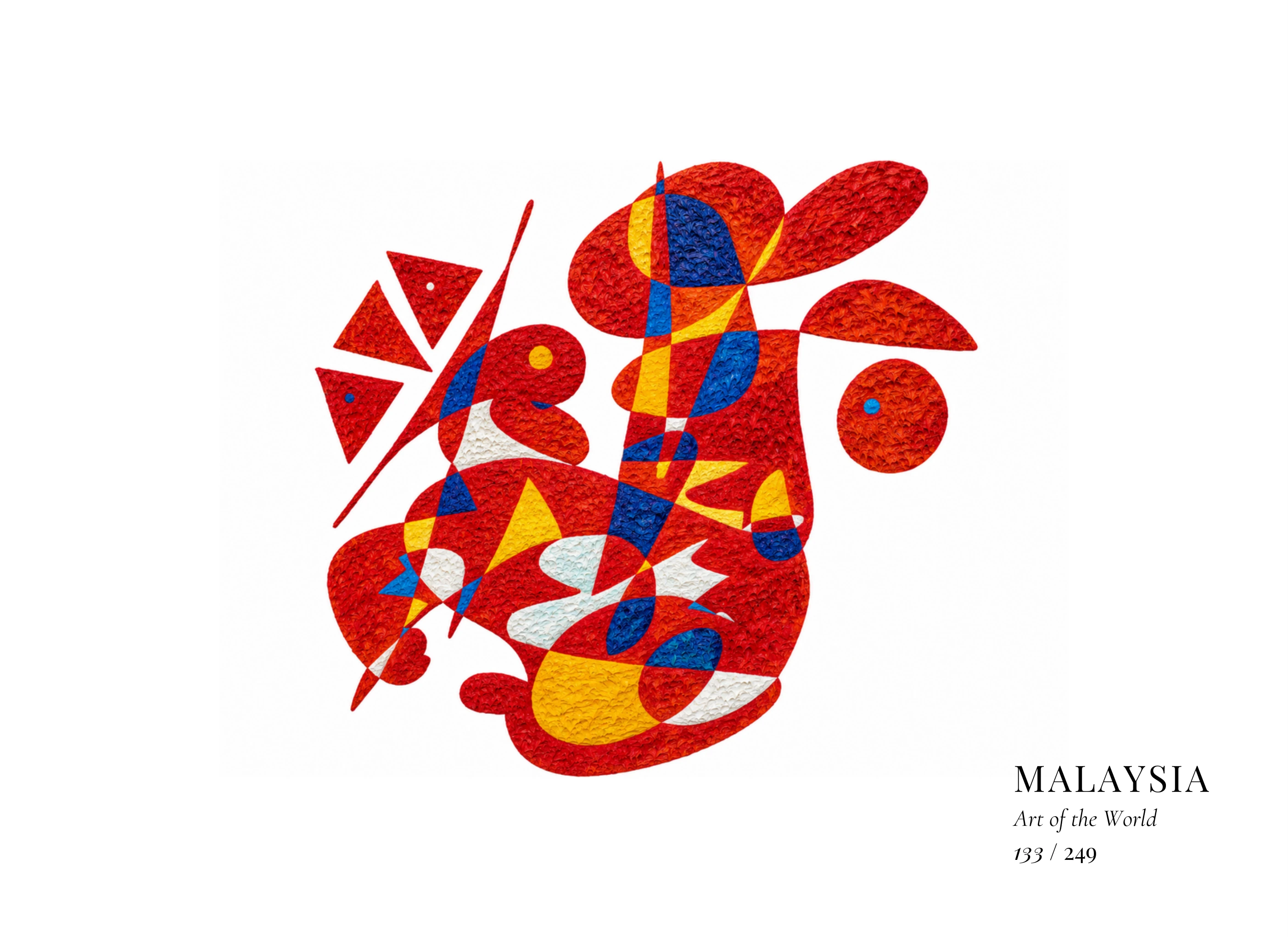 Malaysia artwork by Gheorghe Virtosu from the Art of the World series