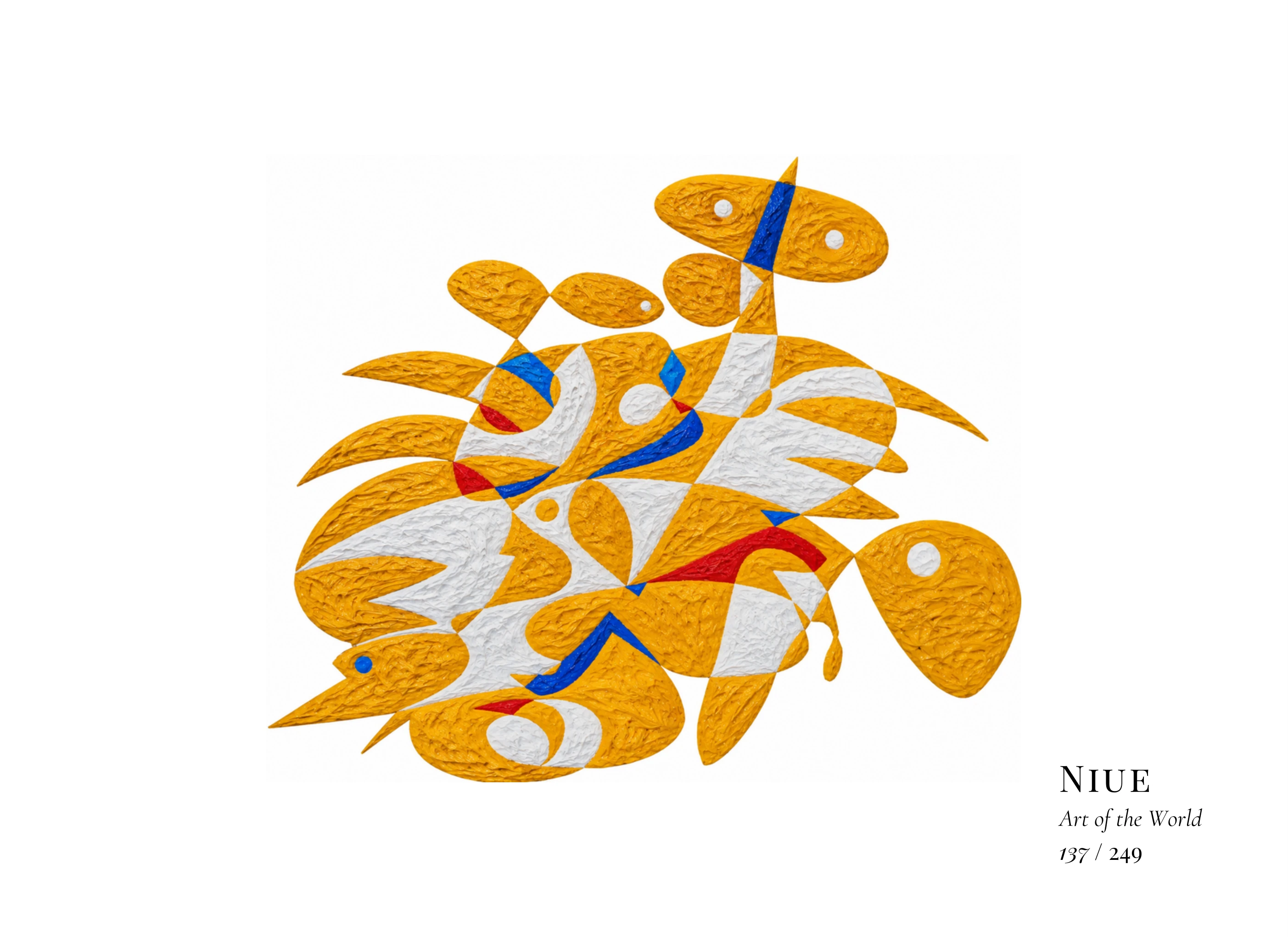 Niue artwork by Gheorghe Virtosu from the Art of the World series