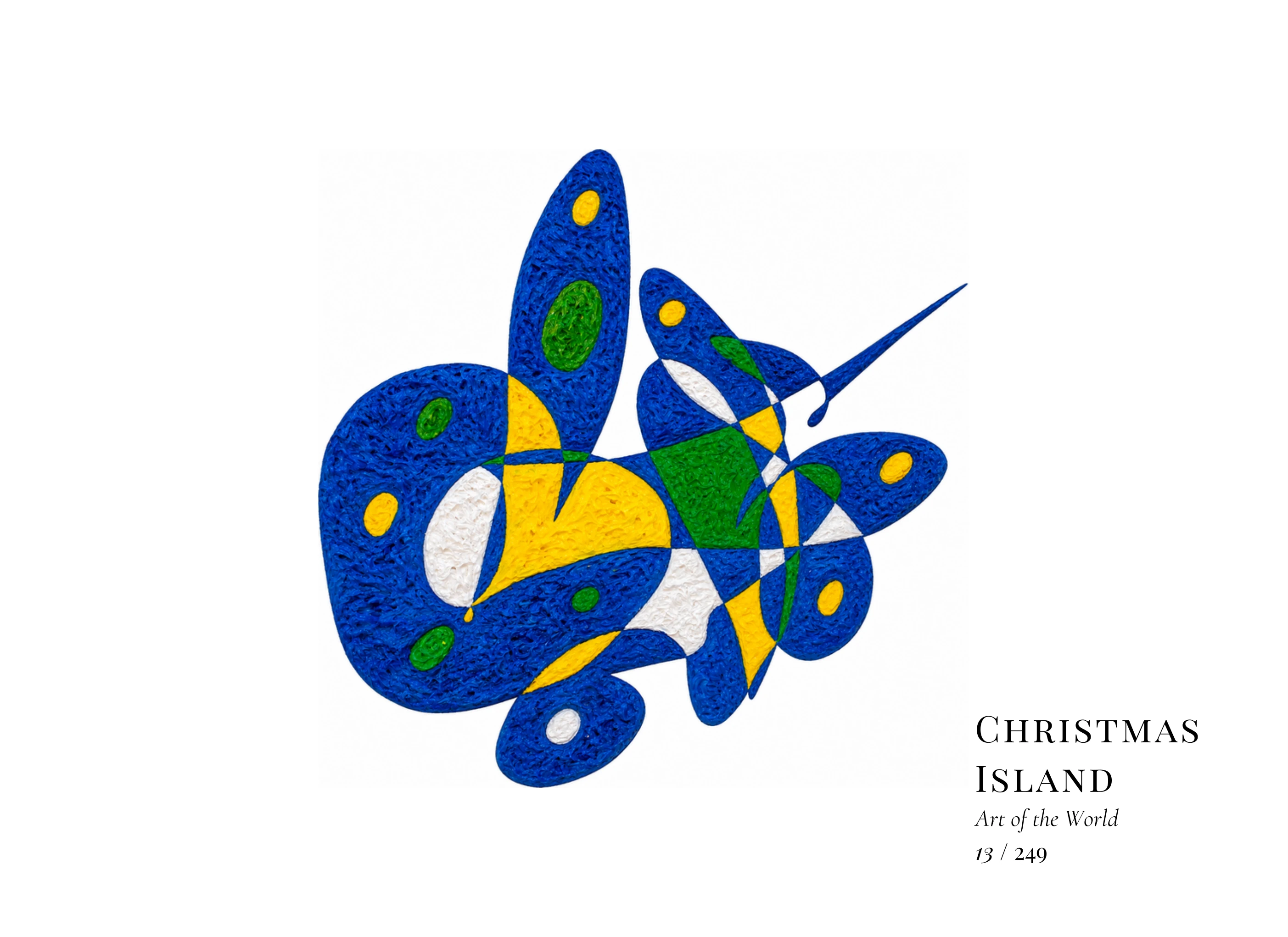 Christmas Island artwork by Gheorghe Virtosu from the Art of the World series