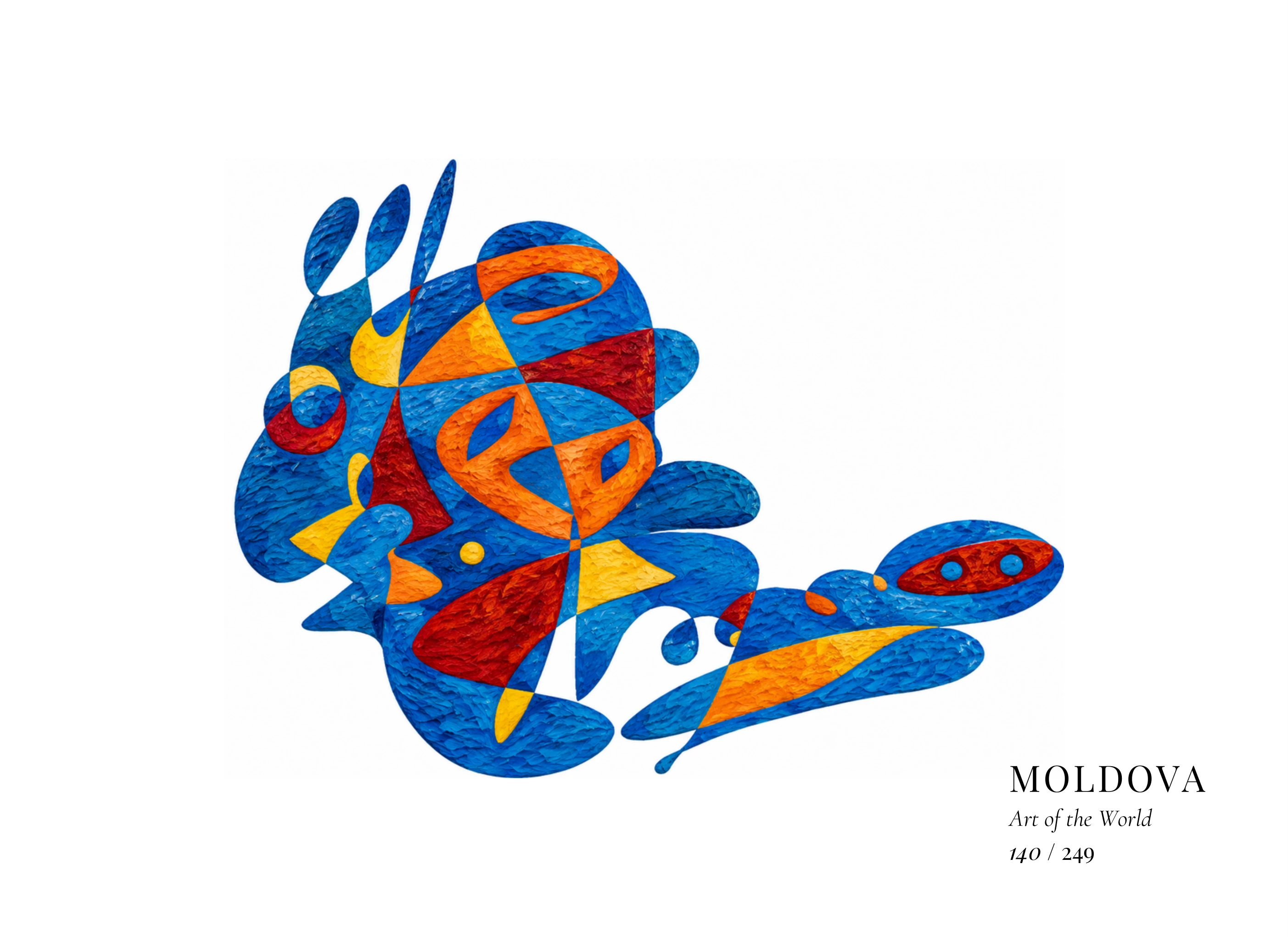 Moldova artwork by Gheorghe Virtosu from the Art of the World series