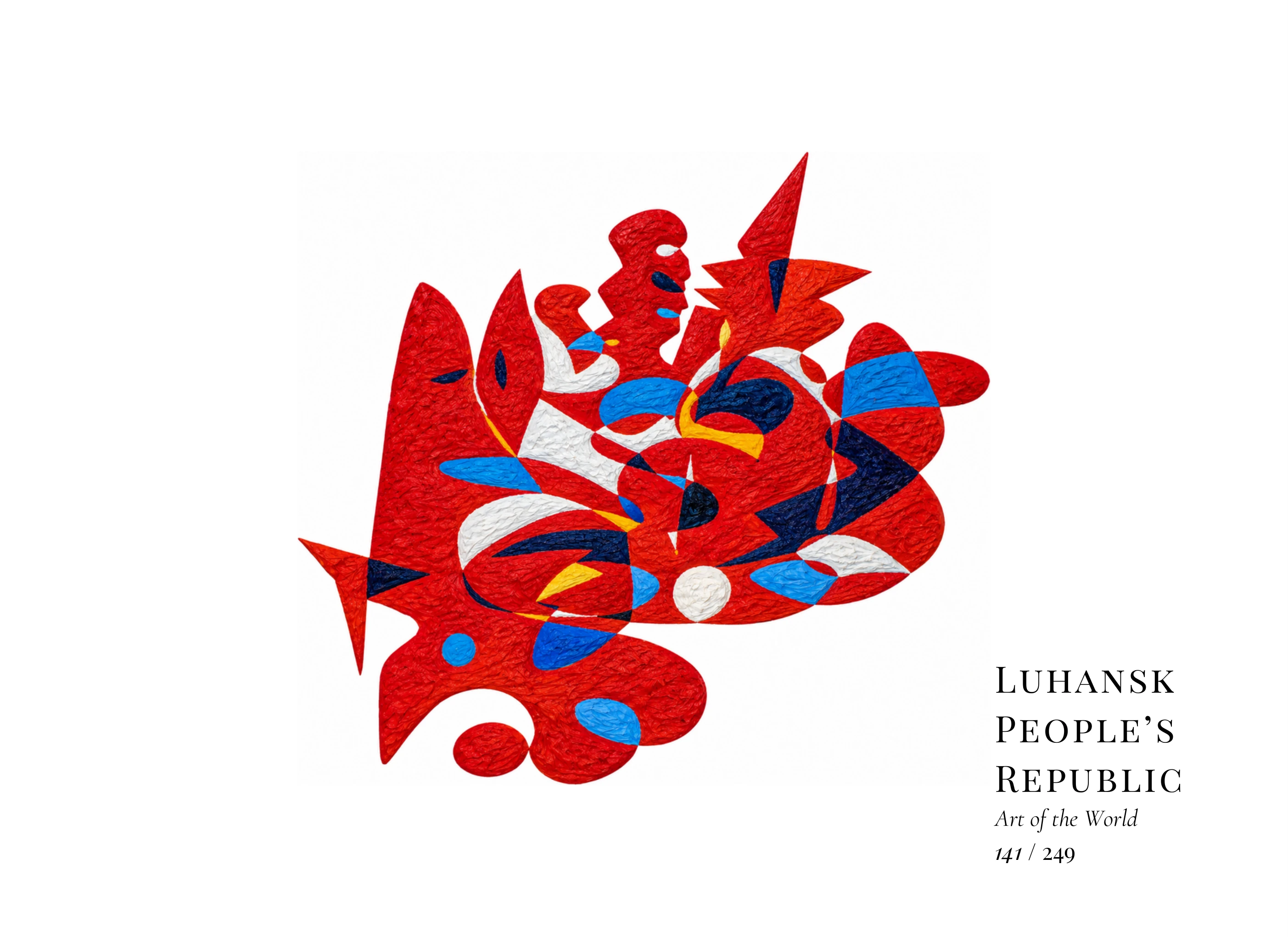 Luhansk People’s Republic artwork by Gheorghe Virtosu from the Art of the World series
