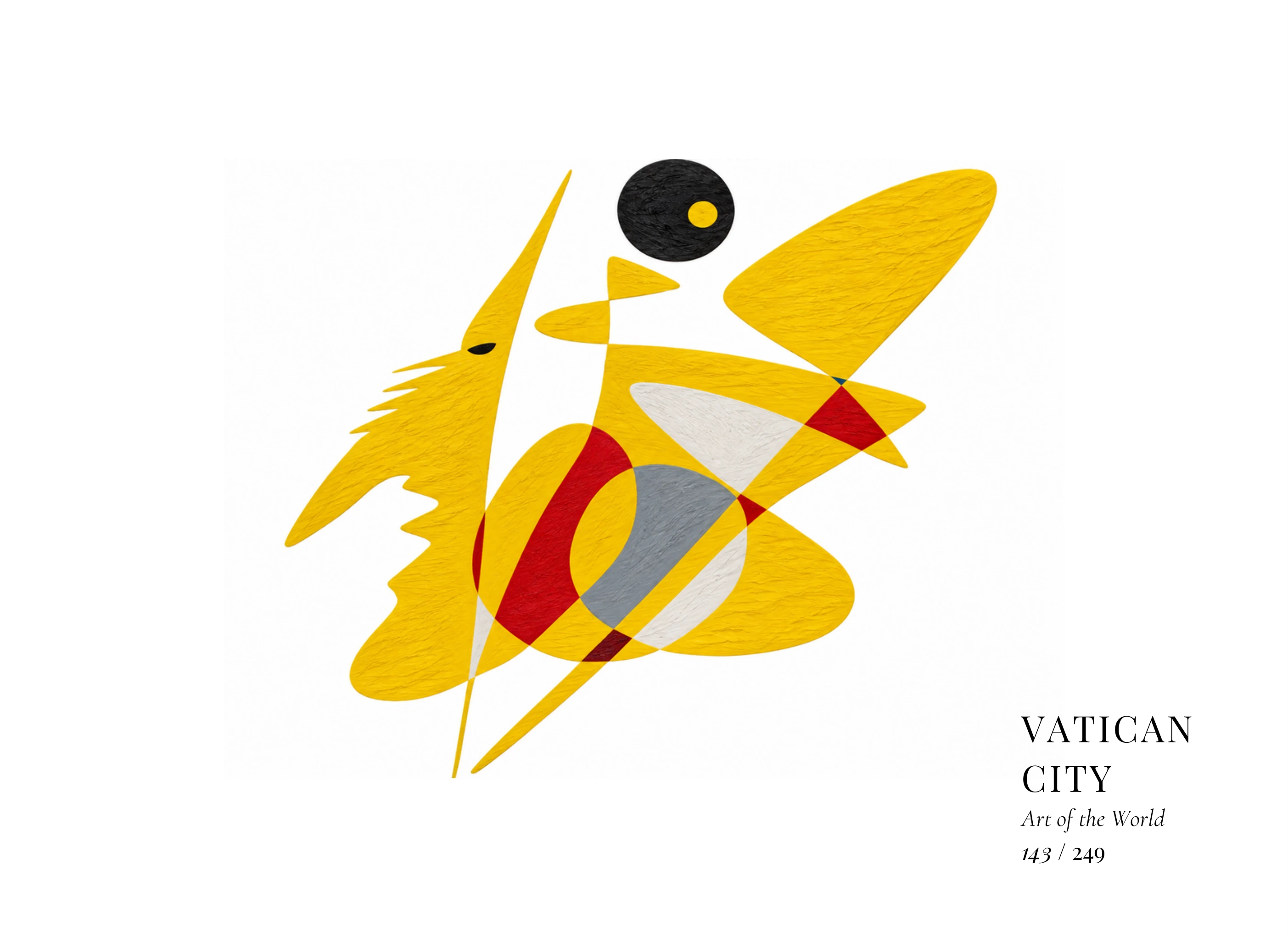 Vatican City artwork by Gheorghe Virtosu from the Art of the World series