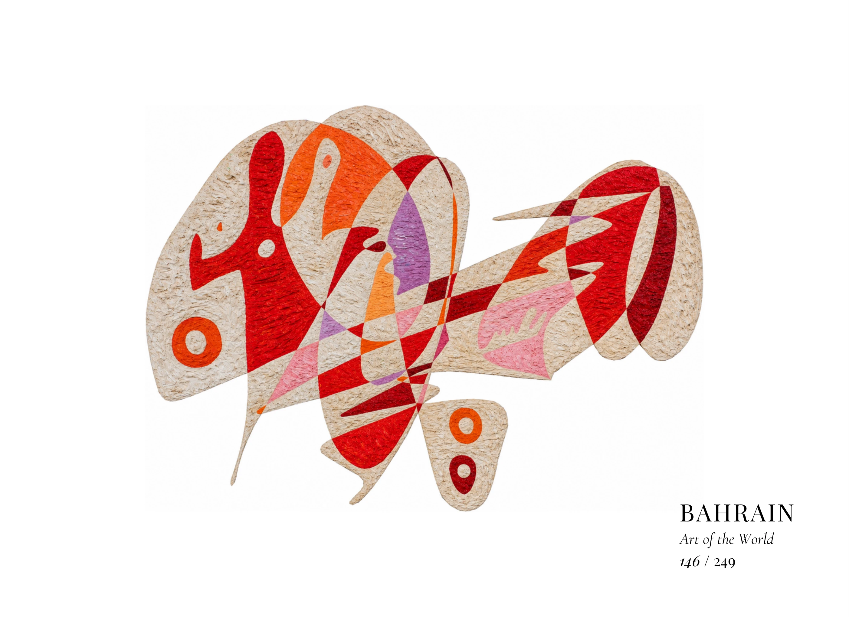 Bahrain artwork by Gheorghe Virtosu from the Art of the World series