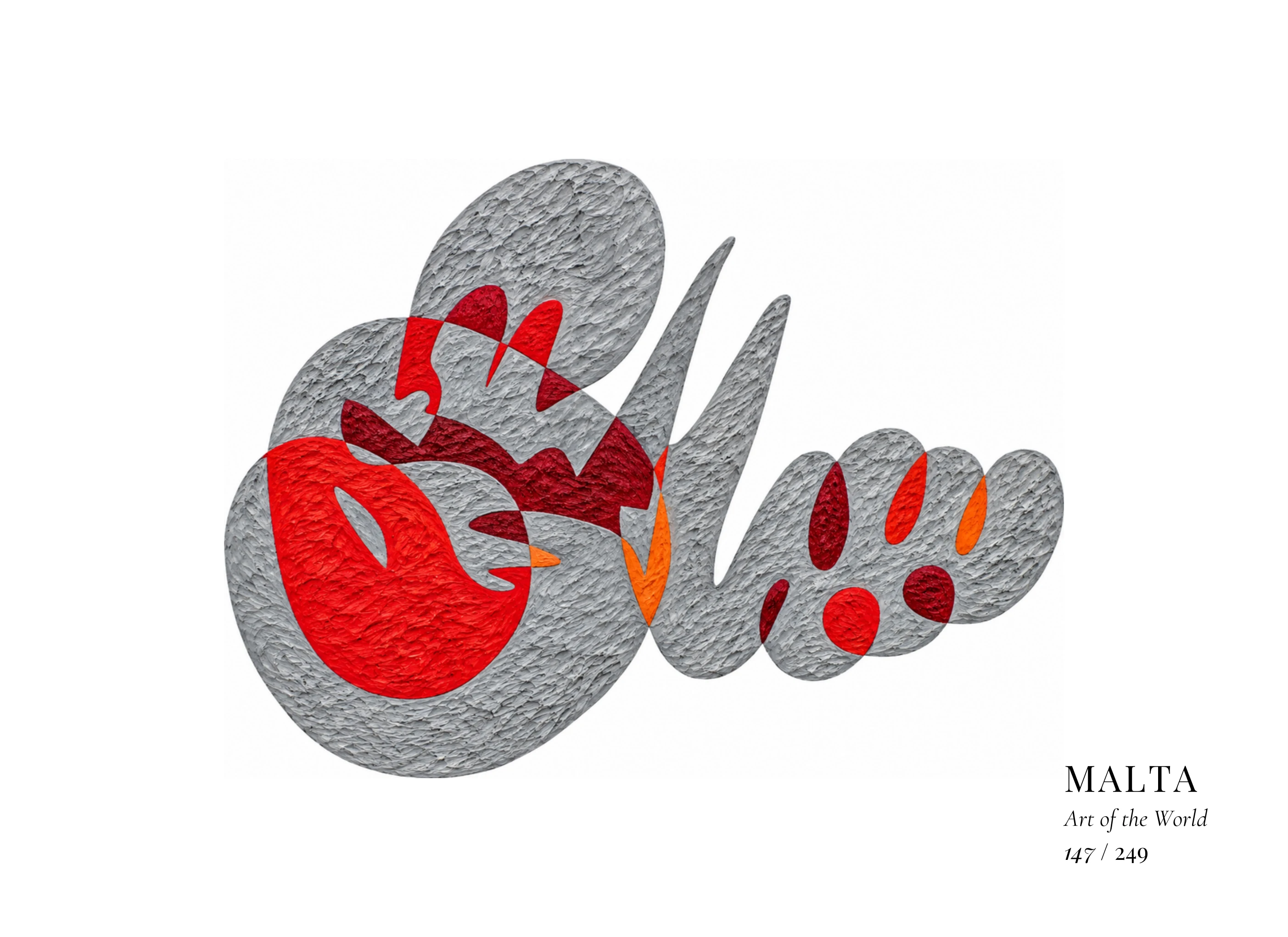 Malta artwork by Gheorghe Virtosu from the Art of the World series