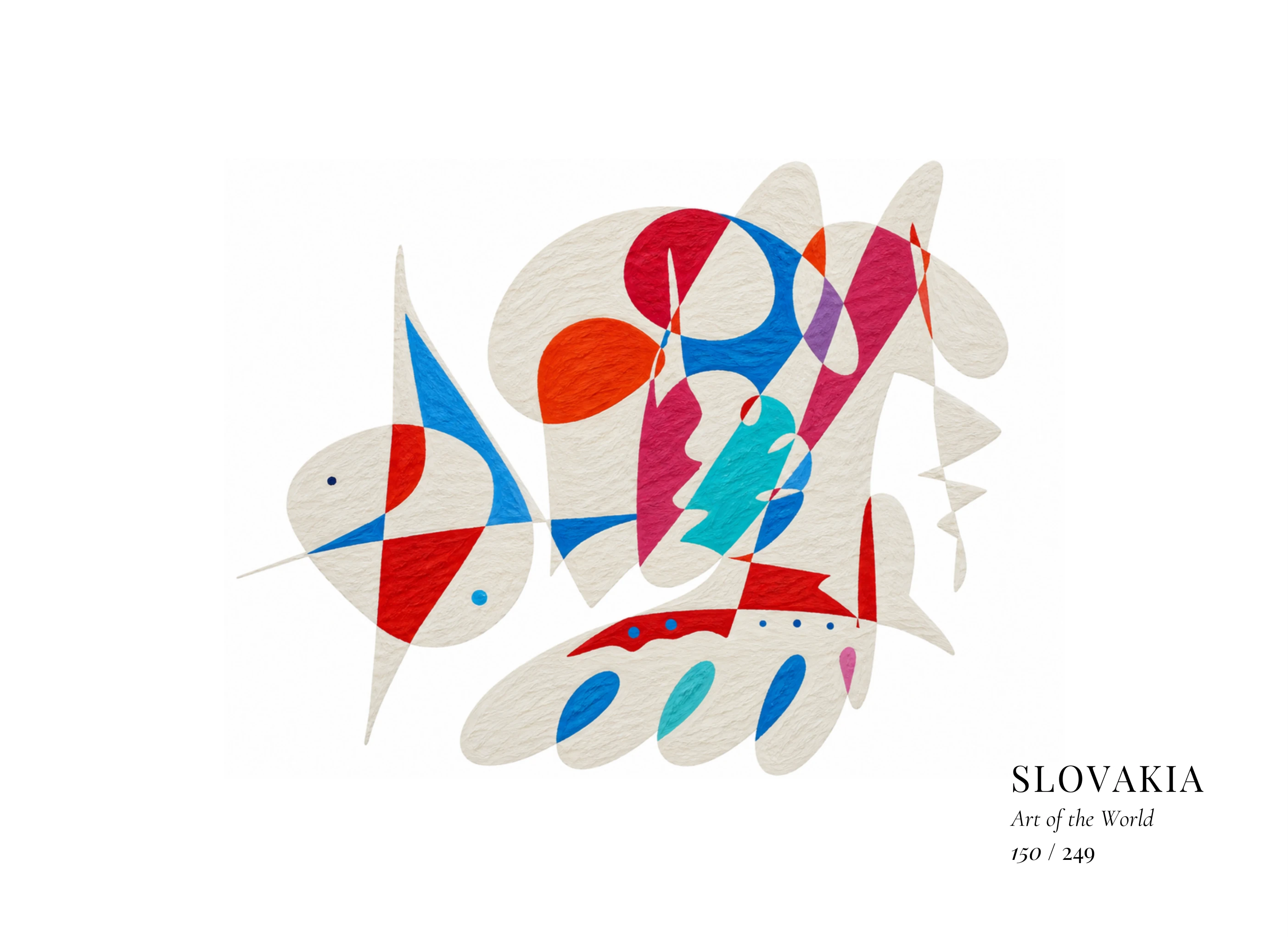 Slovakia artwork by Gheorghe Virtosu from the Art of the World series