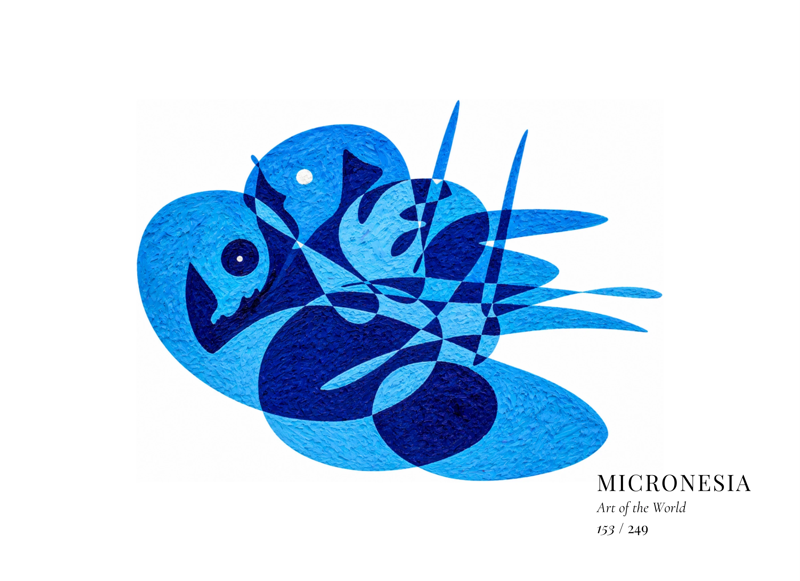 Micronesia artwork by Gheorghe Virtosu from the Art of the World series