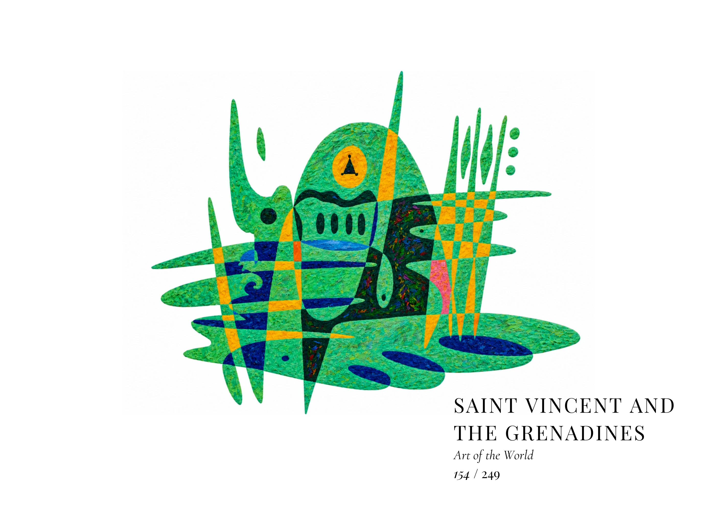 Saint Vincent and the Grenadines artwork by Gheorghe Virtosu from the Art of the World series