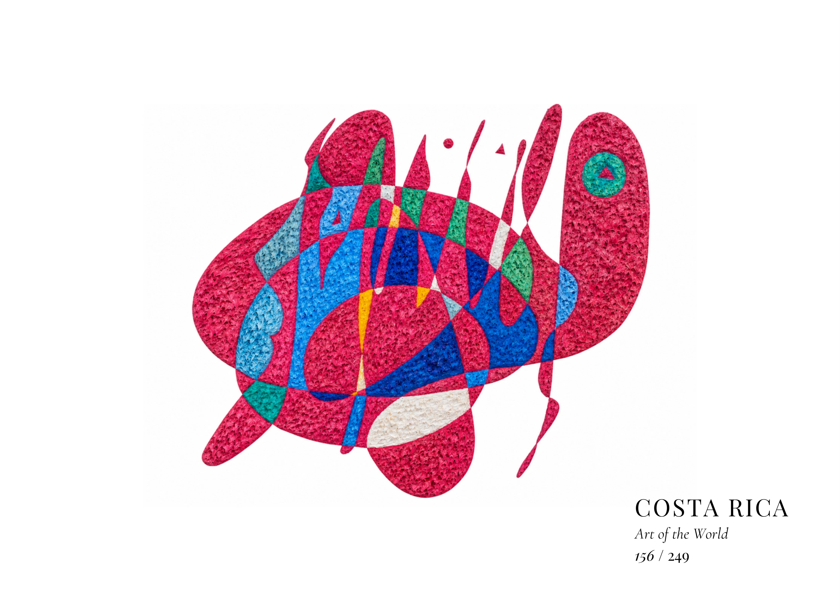 Costa Rica artwork by Gheorghe Virtosu from the Art of the World series