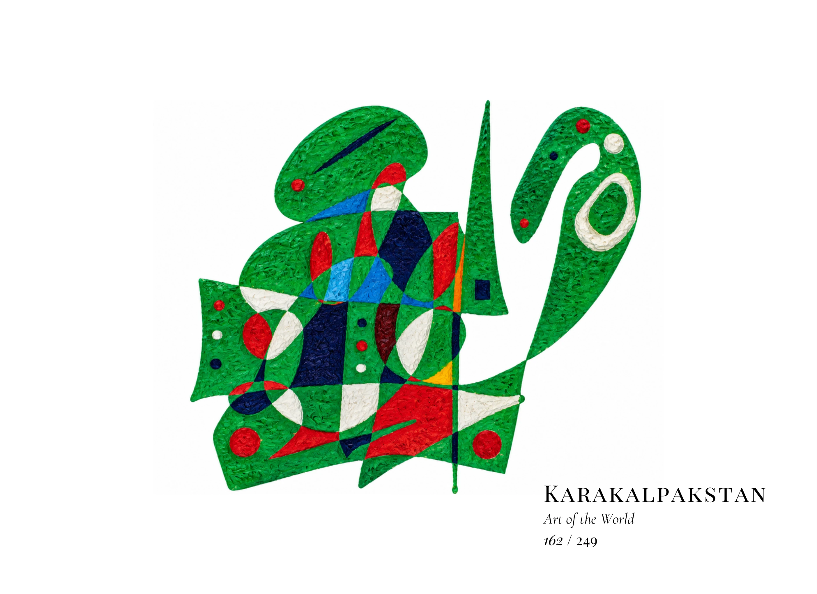 Karakalpakstan artwork by Gheorghe Virtosu from the Art of the World series