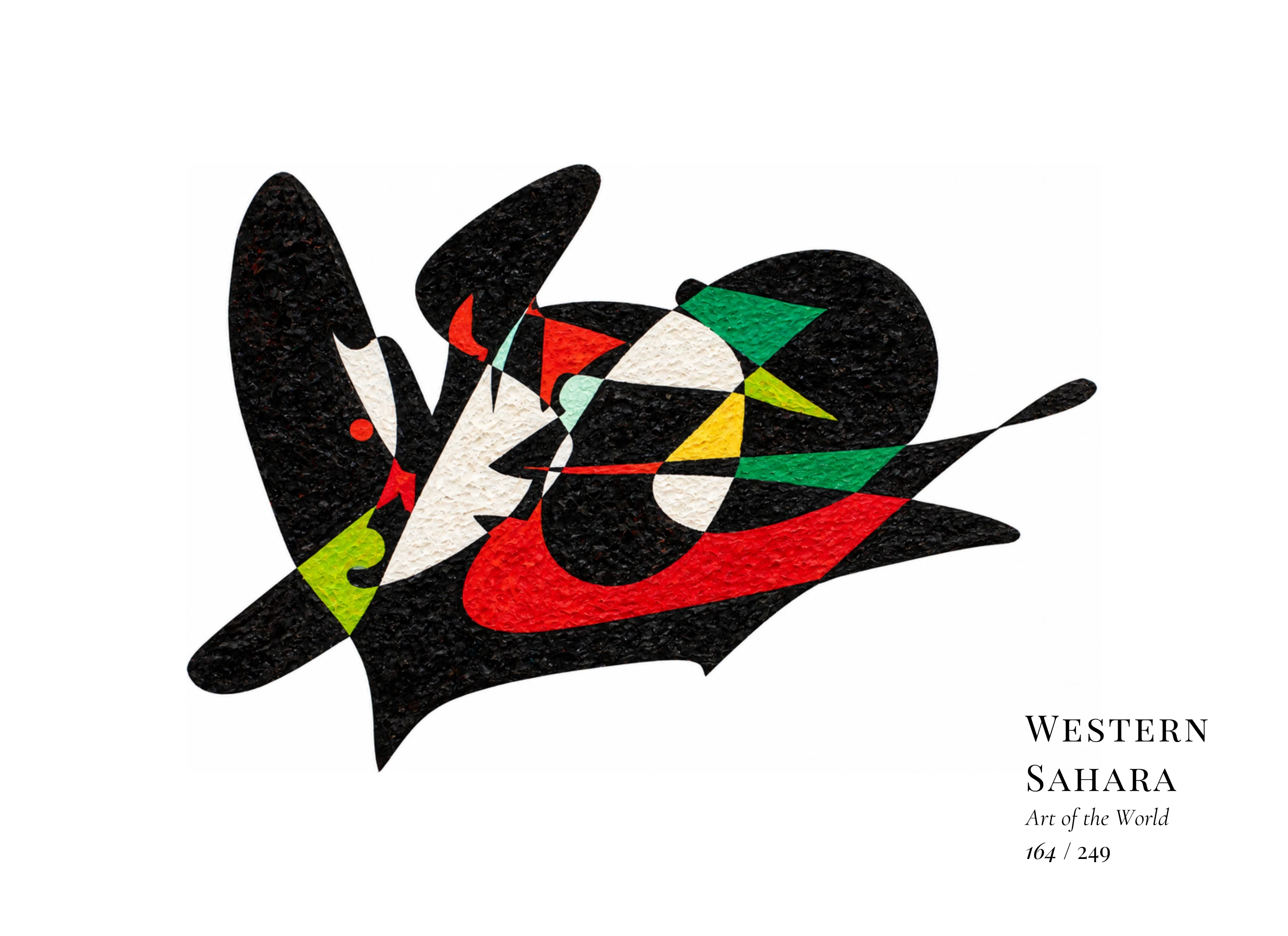 Western Sahara artwork by Gheorghe Virtosu from the Art of the World series