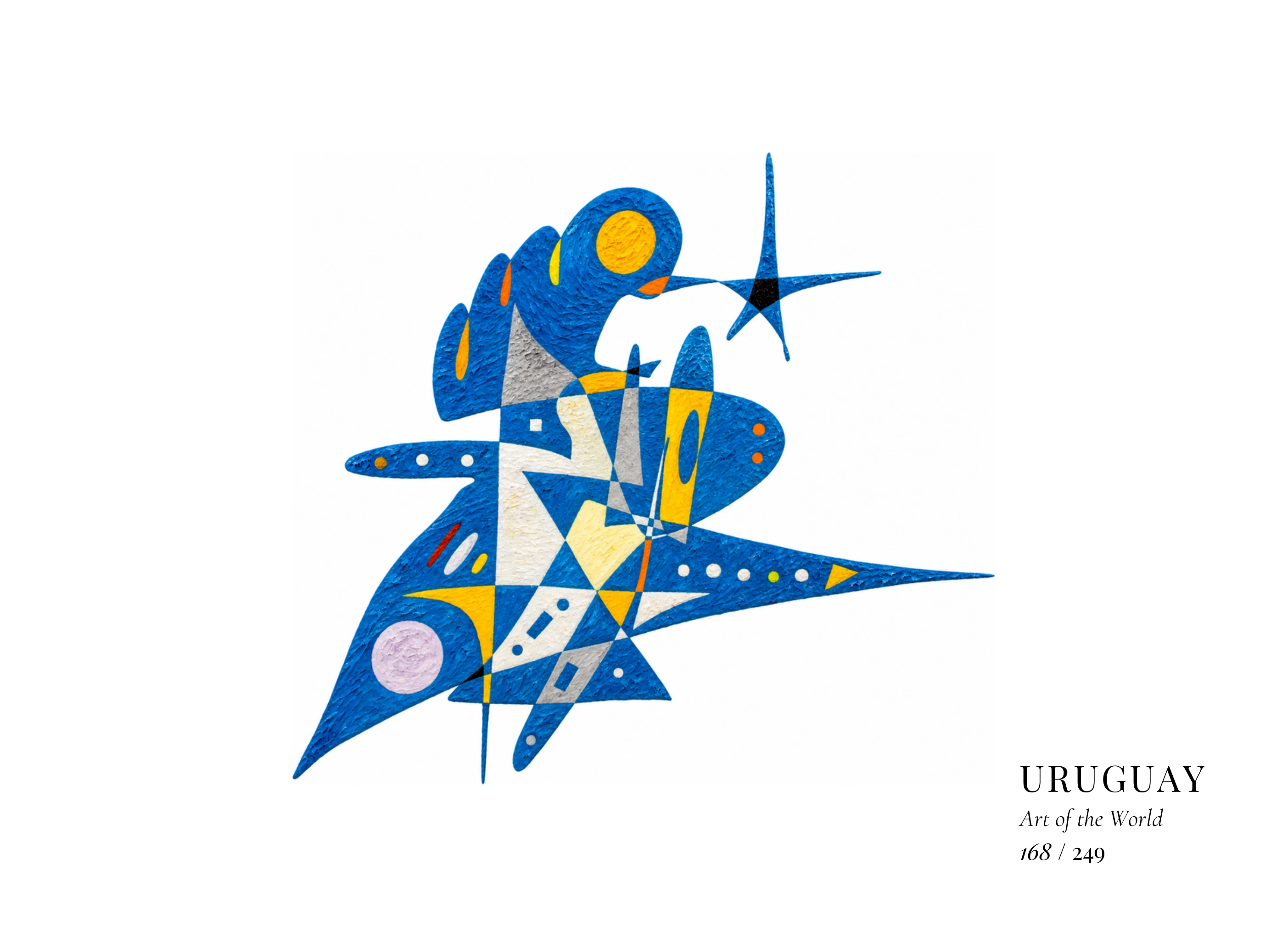 Uruguay artwork by Gheorghe Virtosu from the Art of the World series