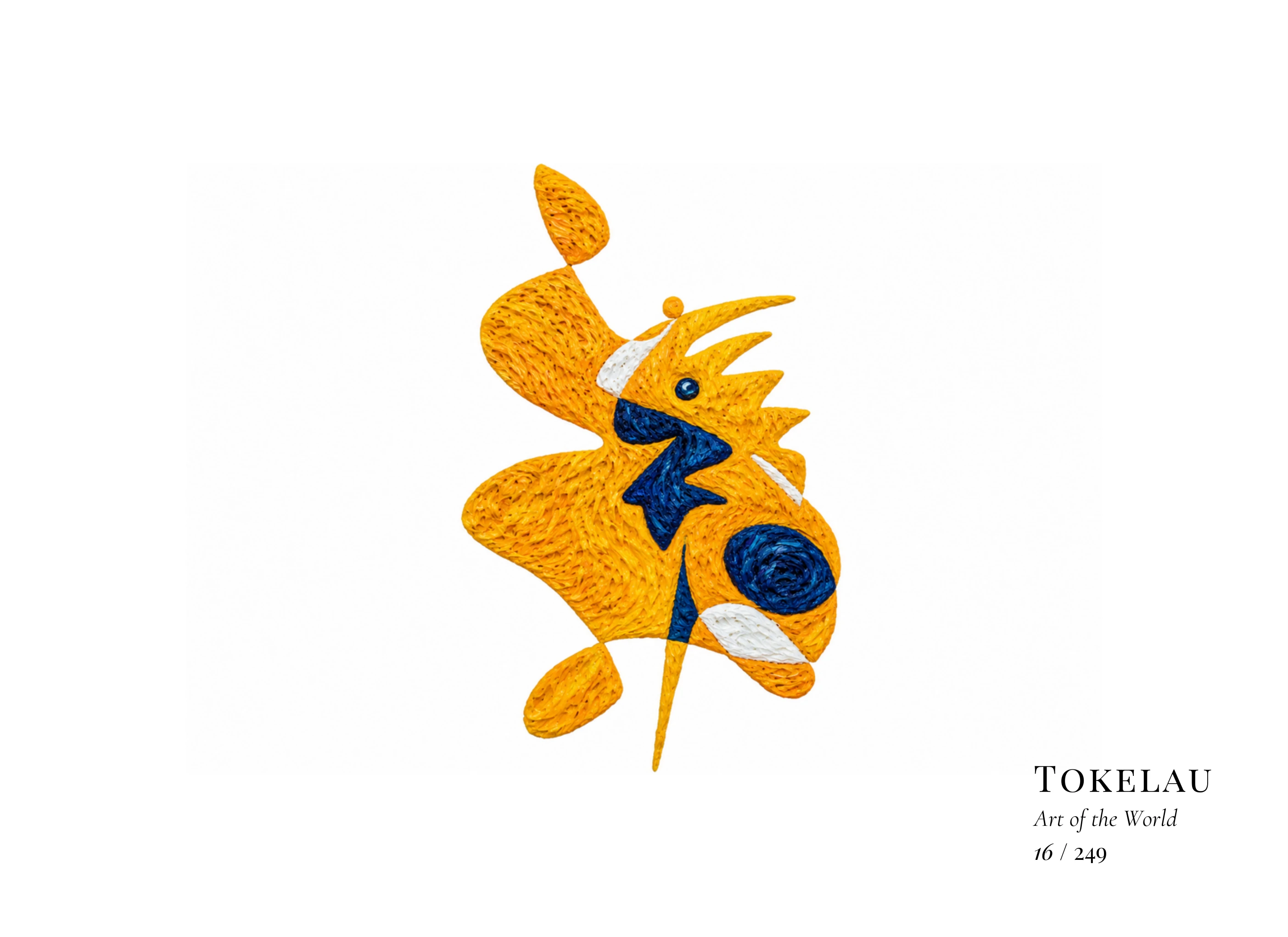 Tokelau artwork by Gheorghe Virtosu from the Art of the World series