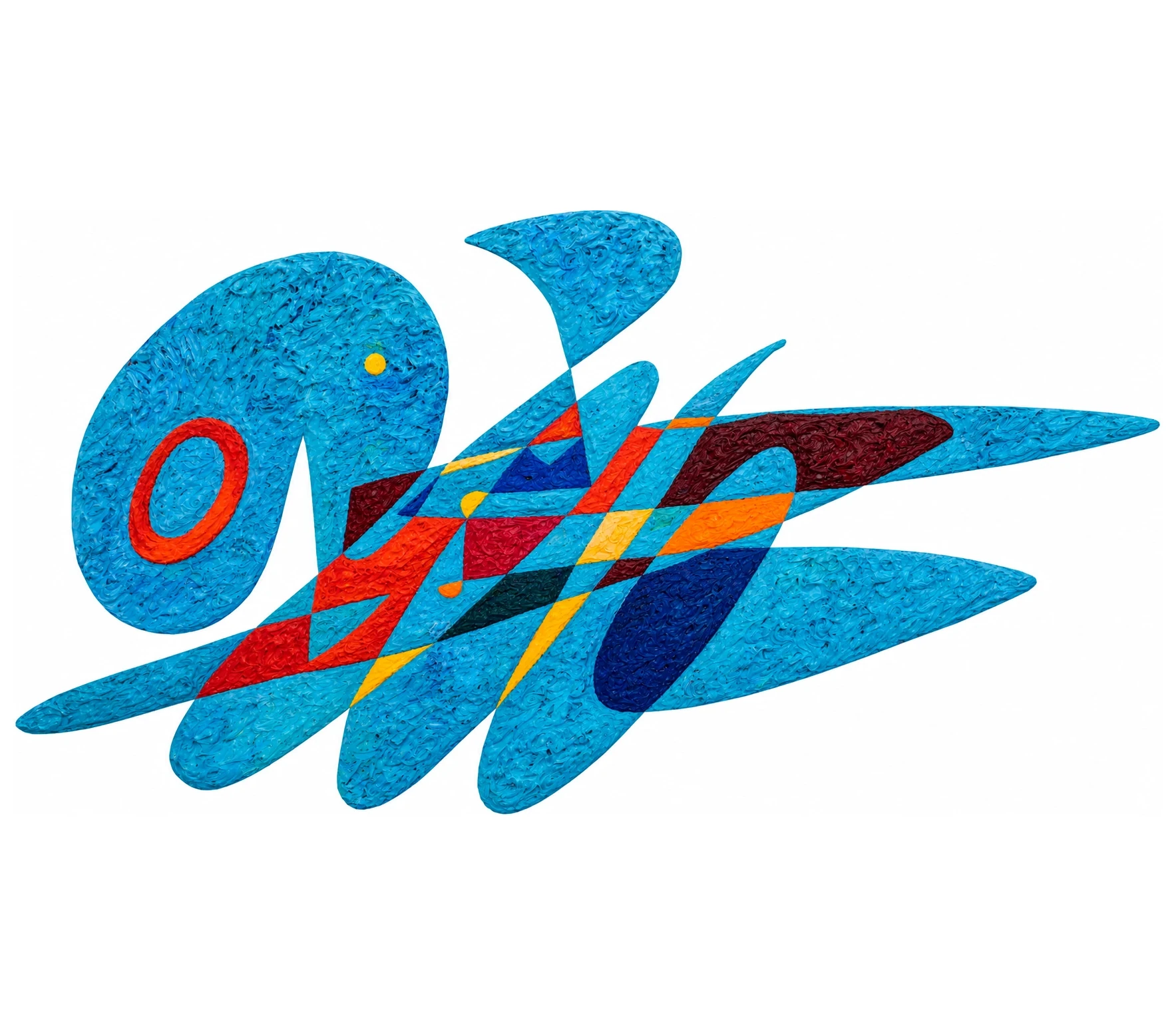 Tuvalu artwork by Gheorghe Virtosu from the Art of the World series