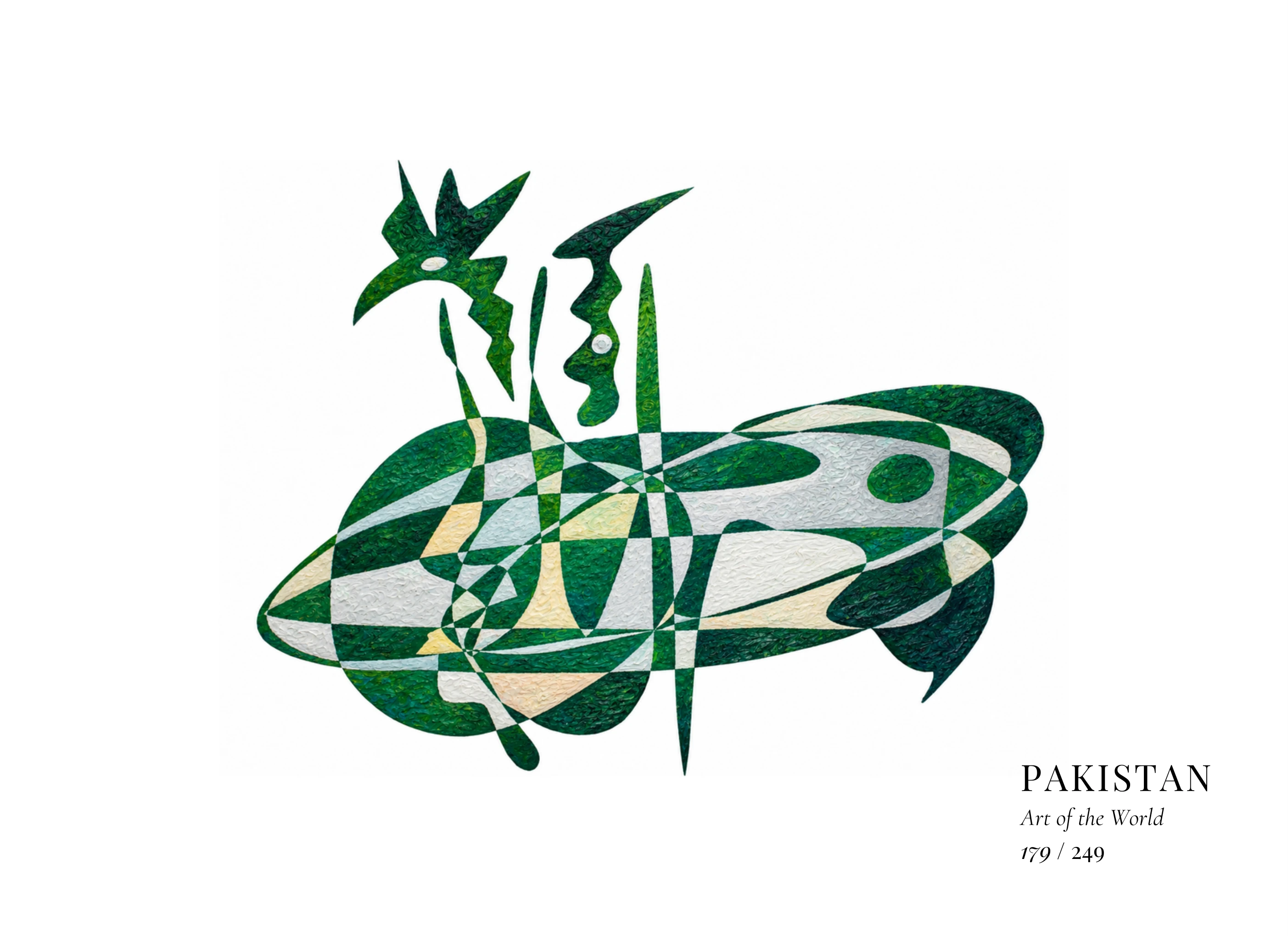 Pakistan artwork by Gheorghe Virtosu from the Art of the World series
