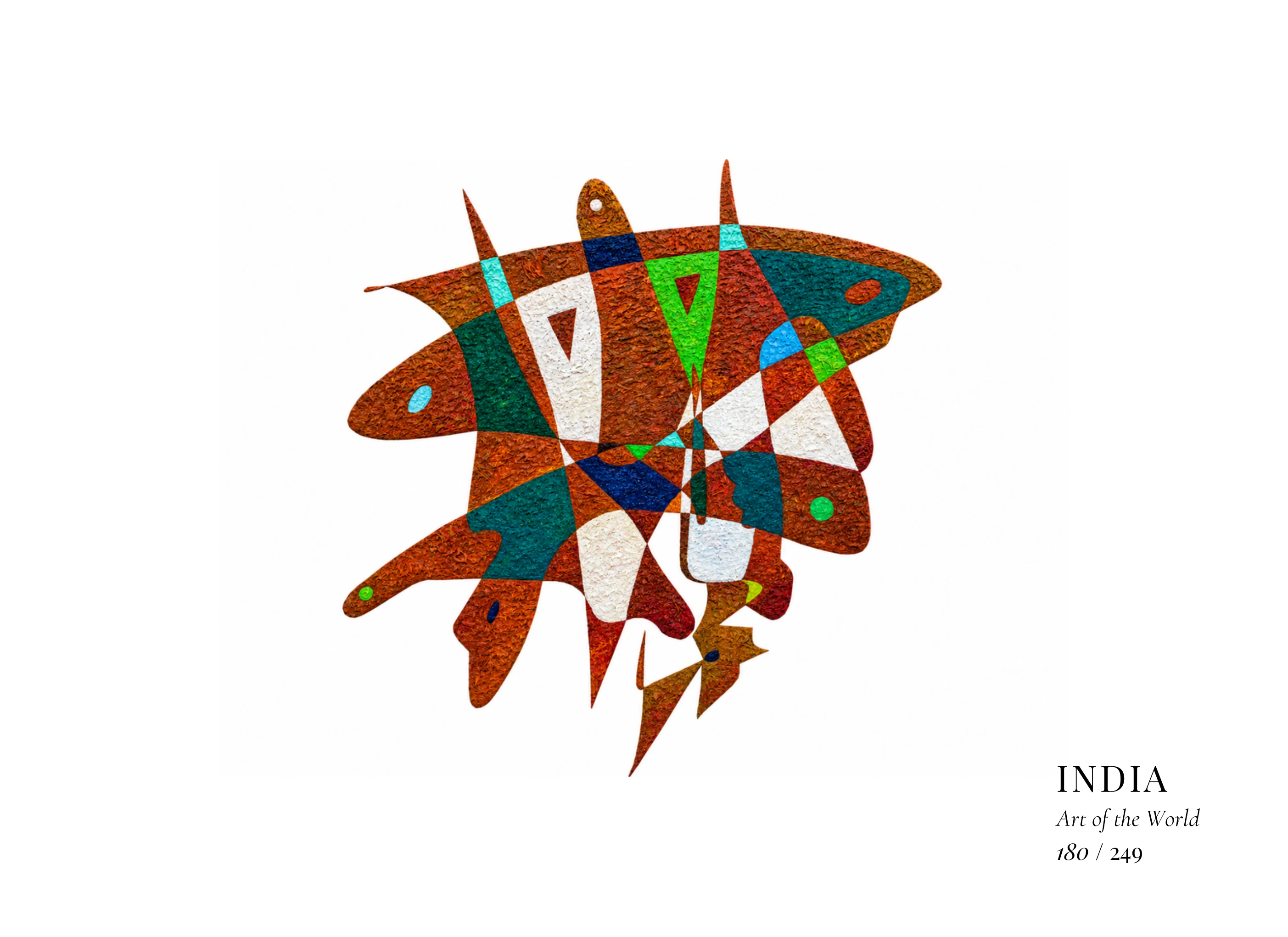 India artwork by Gheorghe Virtosu from the Art of the World series