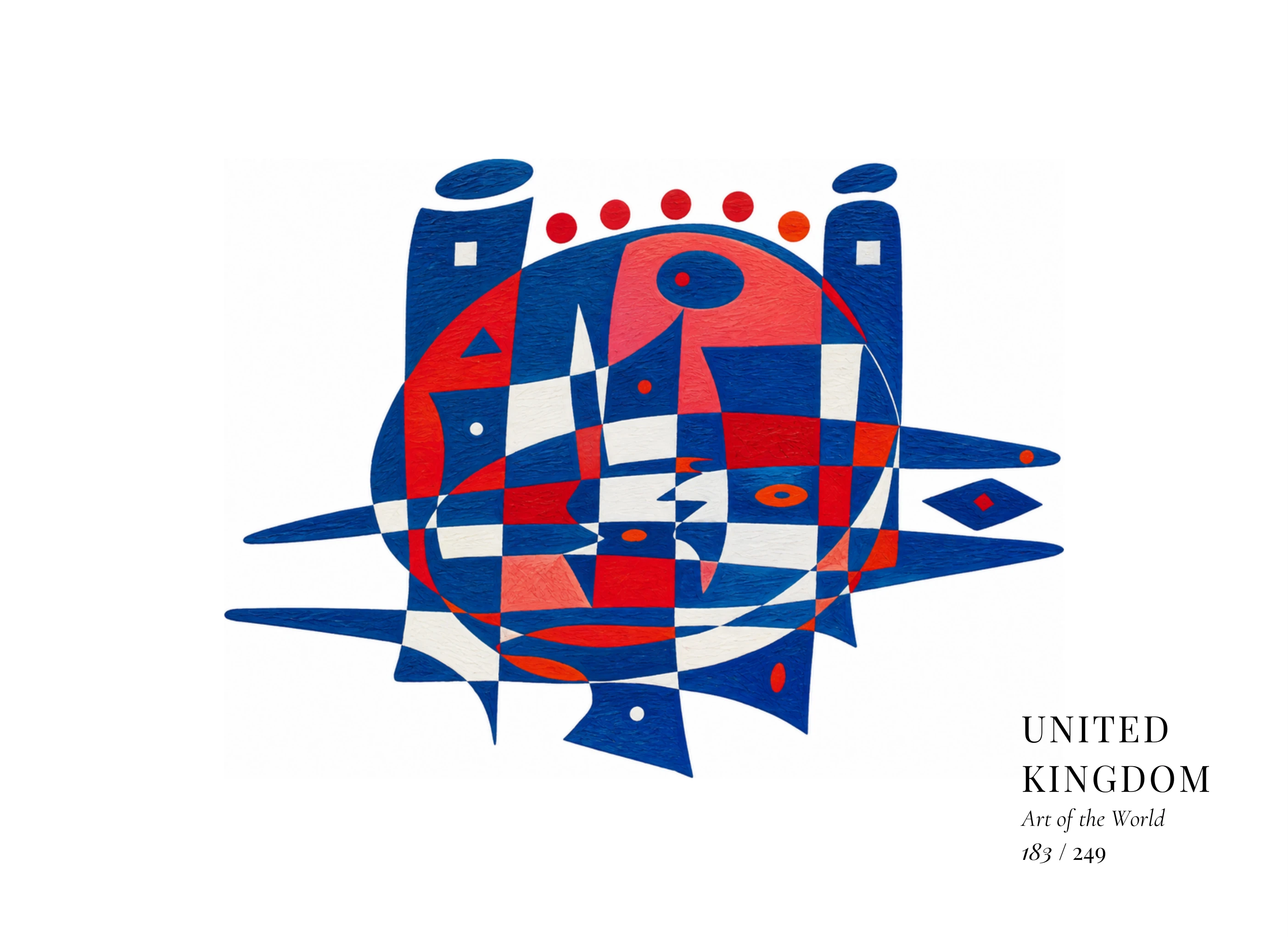 United Kingdom artwork by Gheorghe Virtosu from the Art of the World series