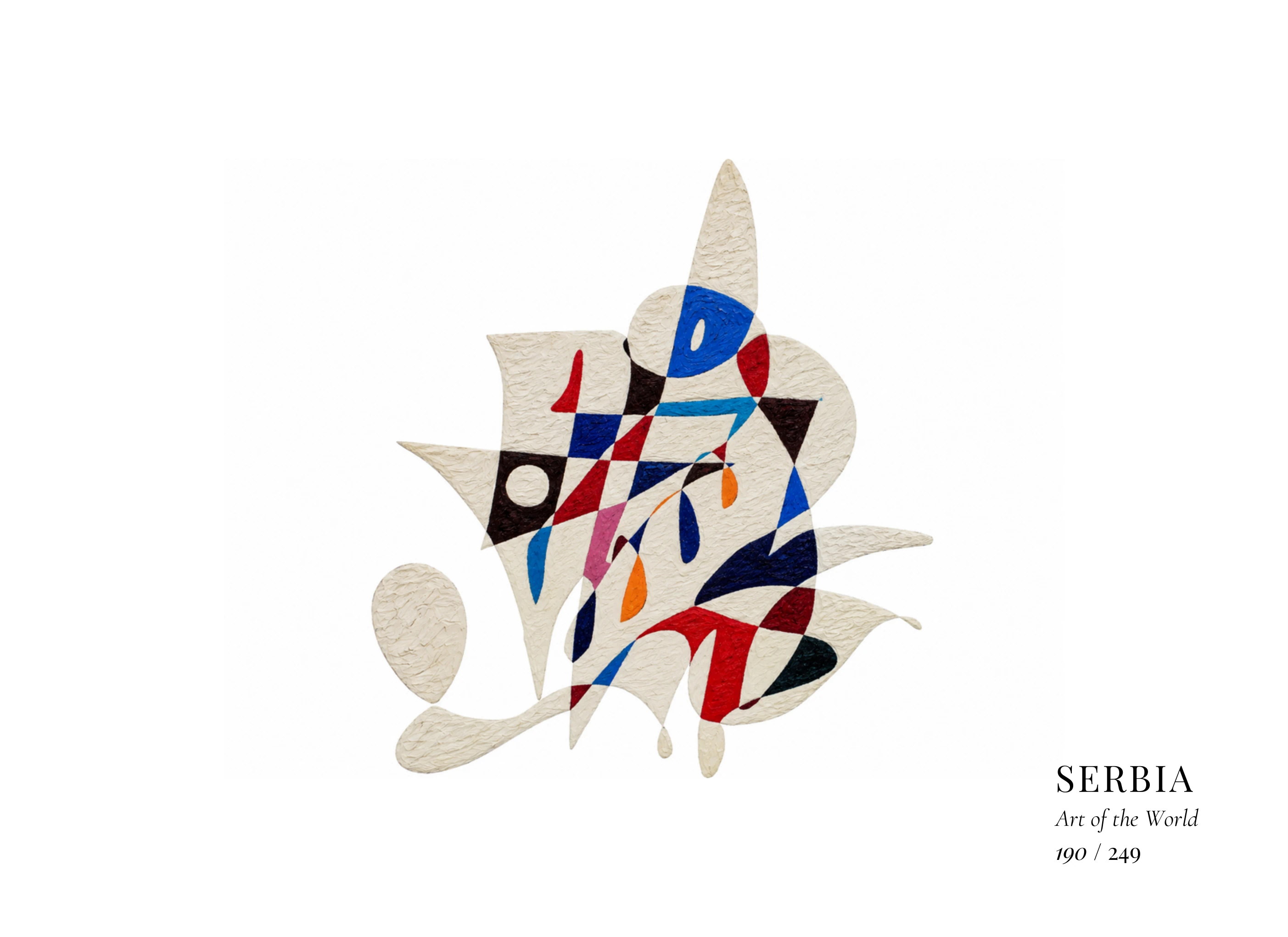 Serbia artwork by Gheorghe Virtosu from the Art of the World series