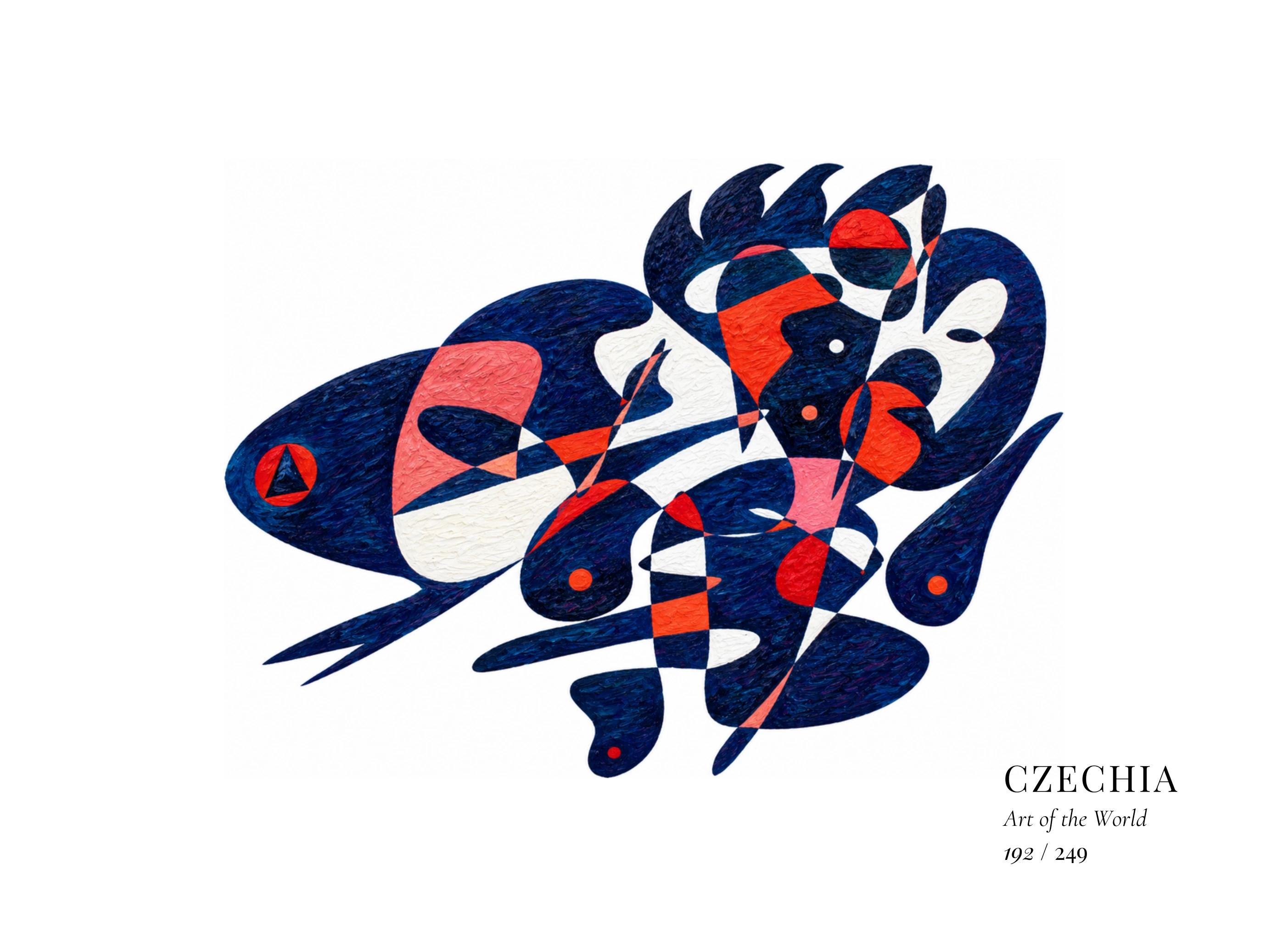 Czechia artwork by Gheorghe Virtosu from the Art of the World series