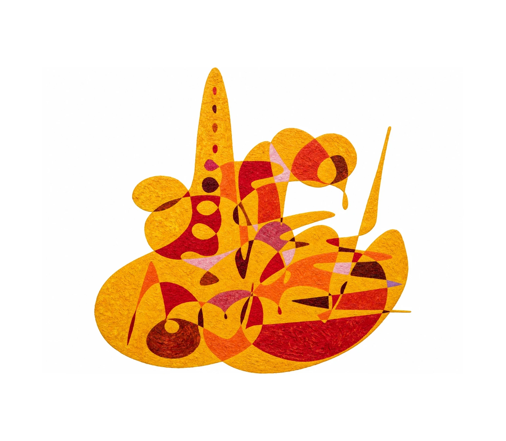 Kyrgyzstan artwork by Gheorghe Virtosu from the Art of the World series