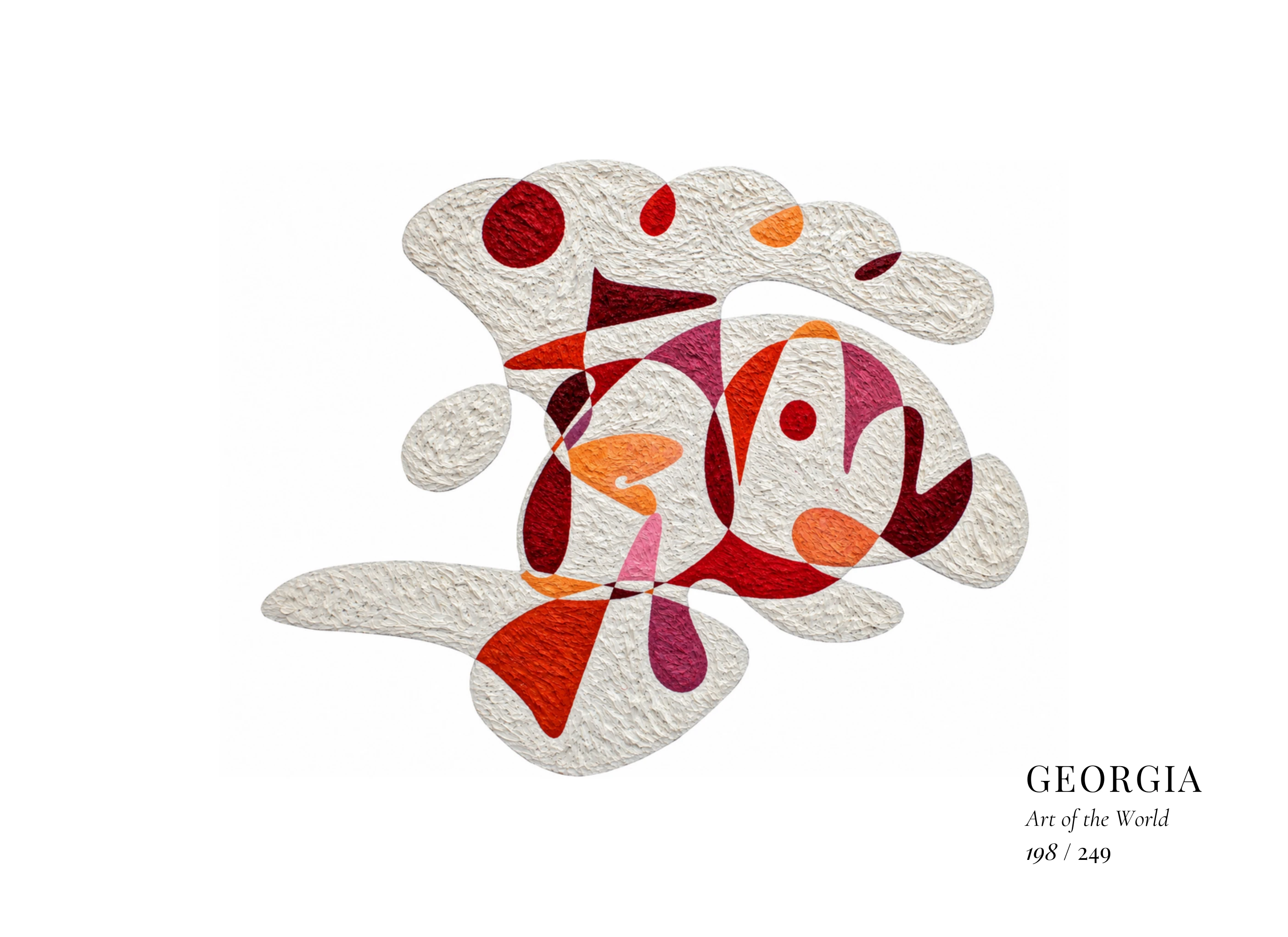 Georgia artwork by Gheorghe Virtosu from the Art of the World series