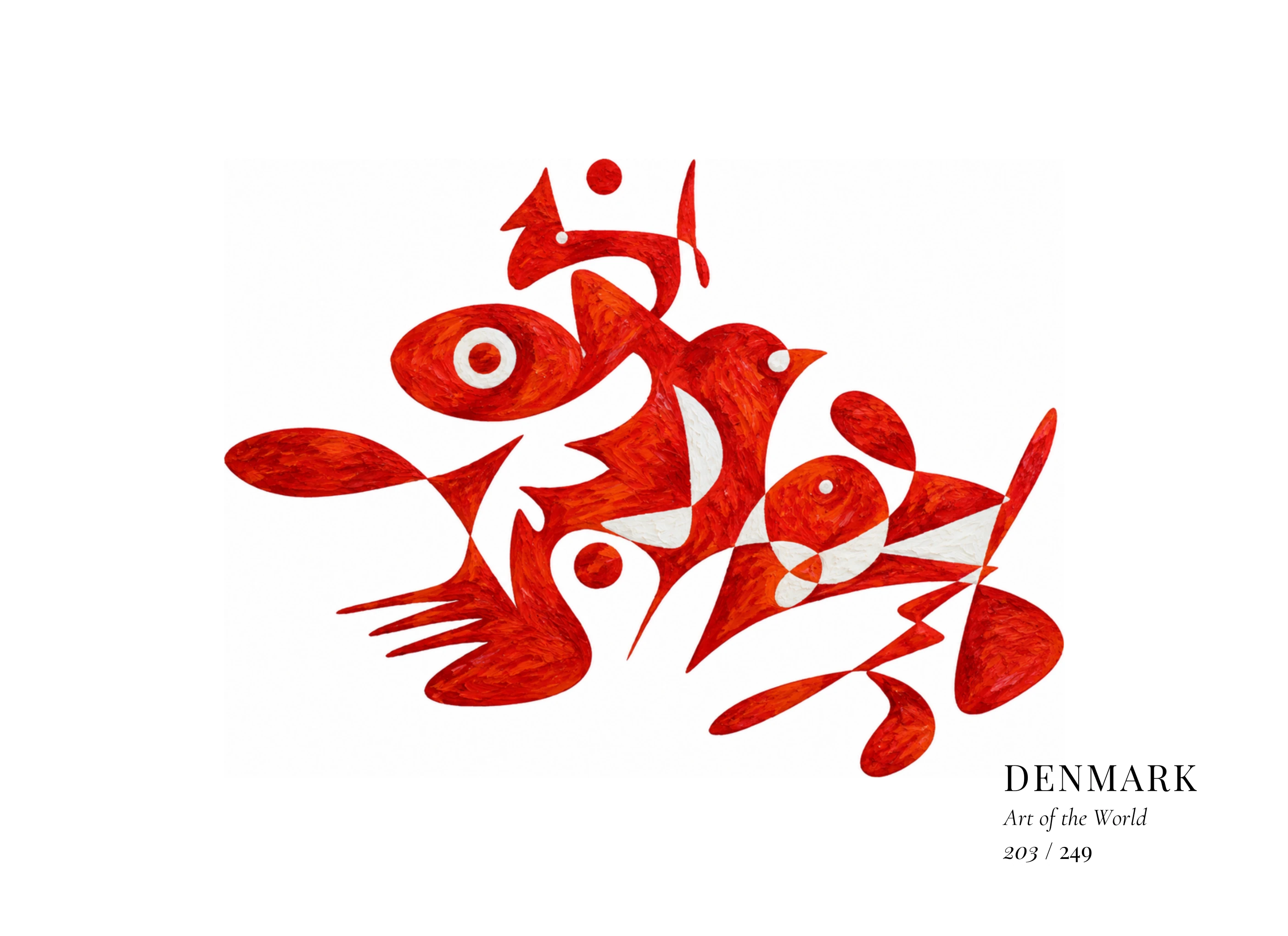 Denmark artwork by Gheorghe Virtosu from the Art of the World series