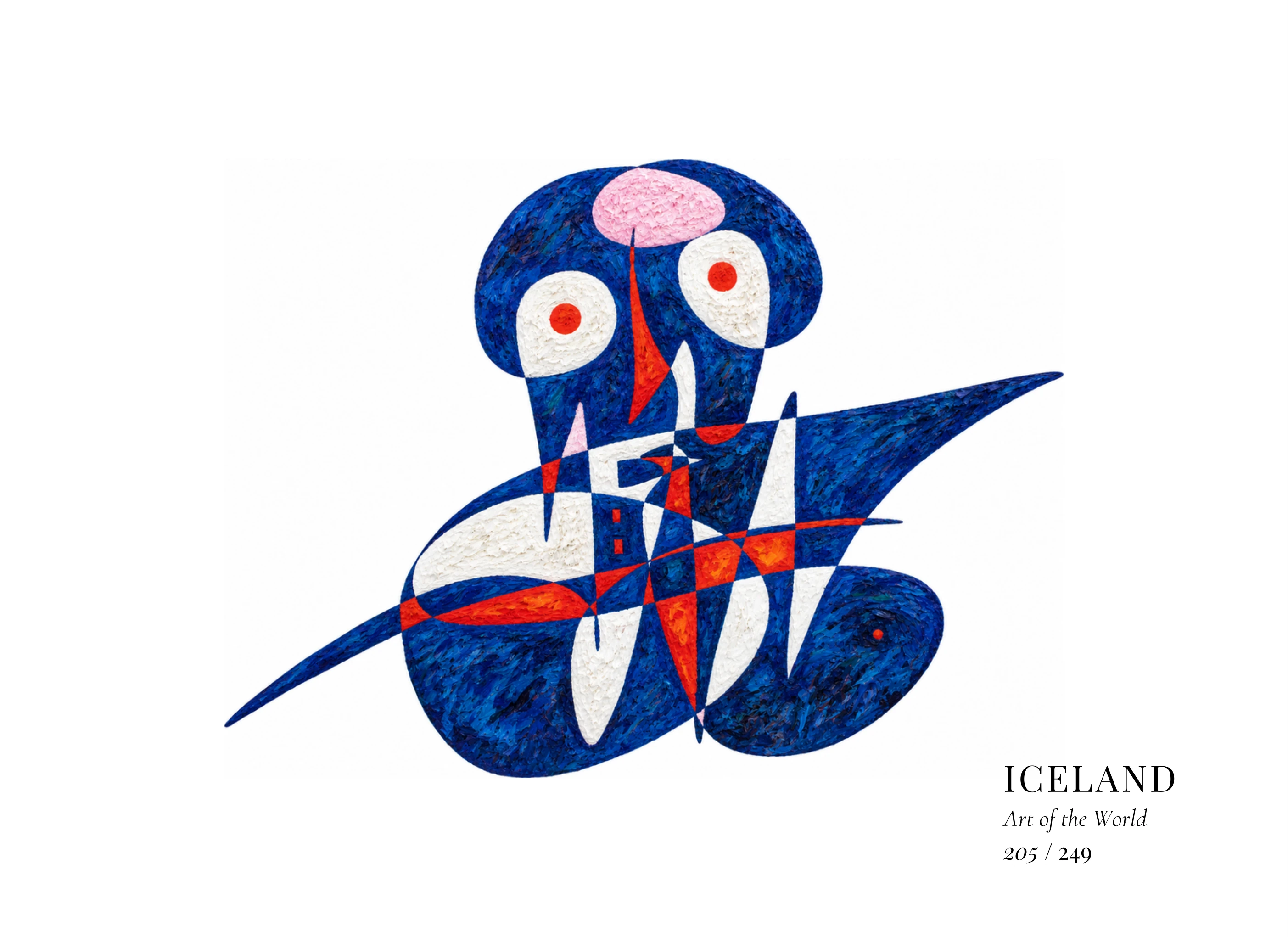 Iceland artwork by Gheorghe Virtosu from the Art of the World series